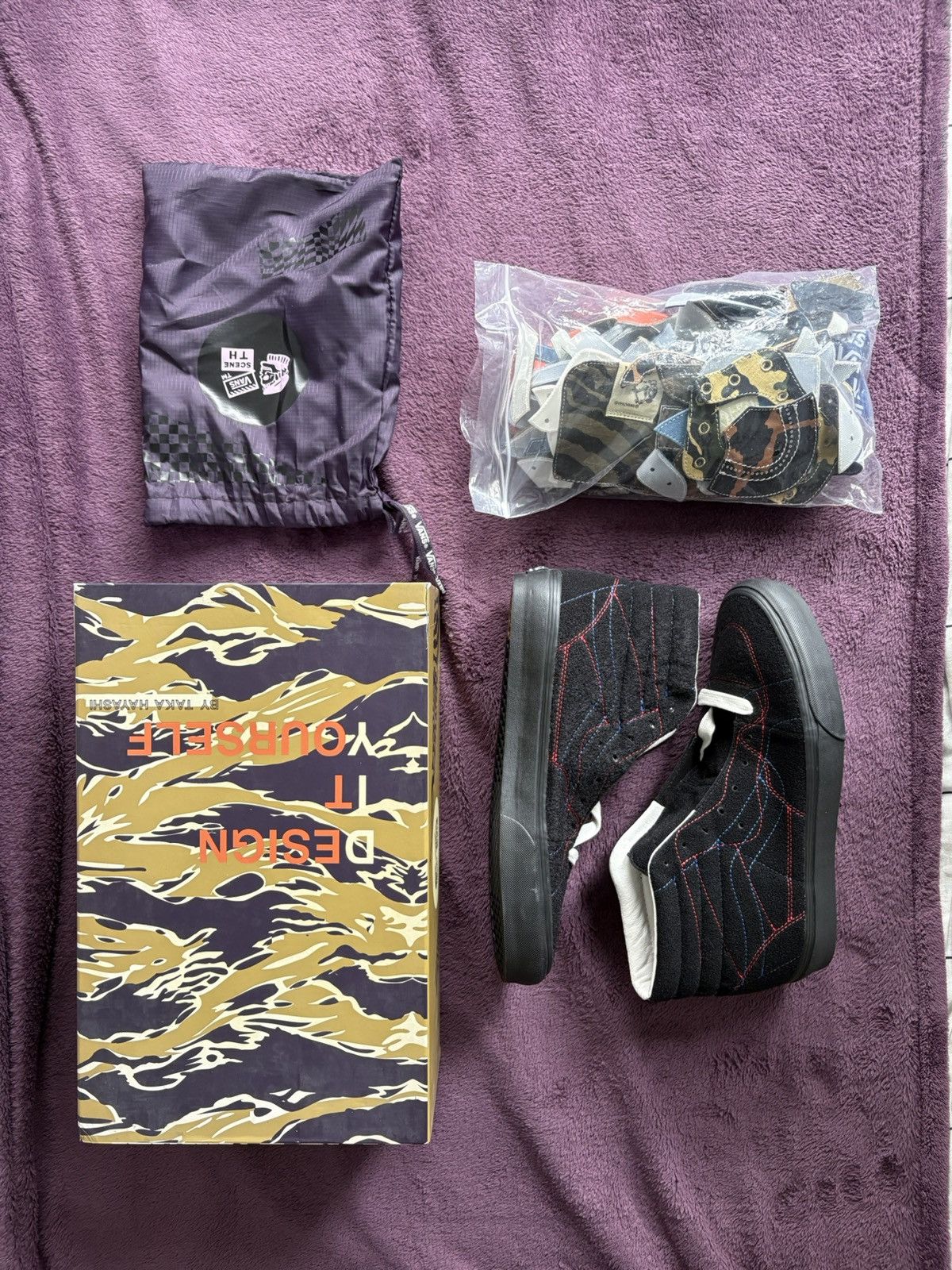 Taka Hayashi × Vans Vans Vault x Taka Hayashi DIY Sk8-Hi (Full Set) Size US 10.5 / EU 43-44 - 1 Thumbnail
