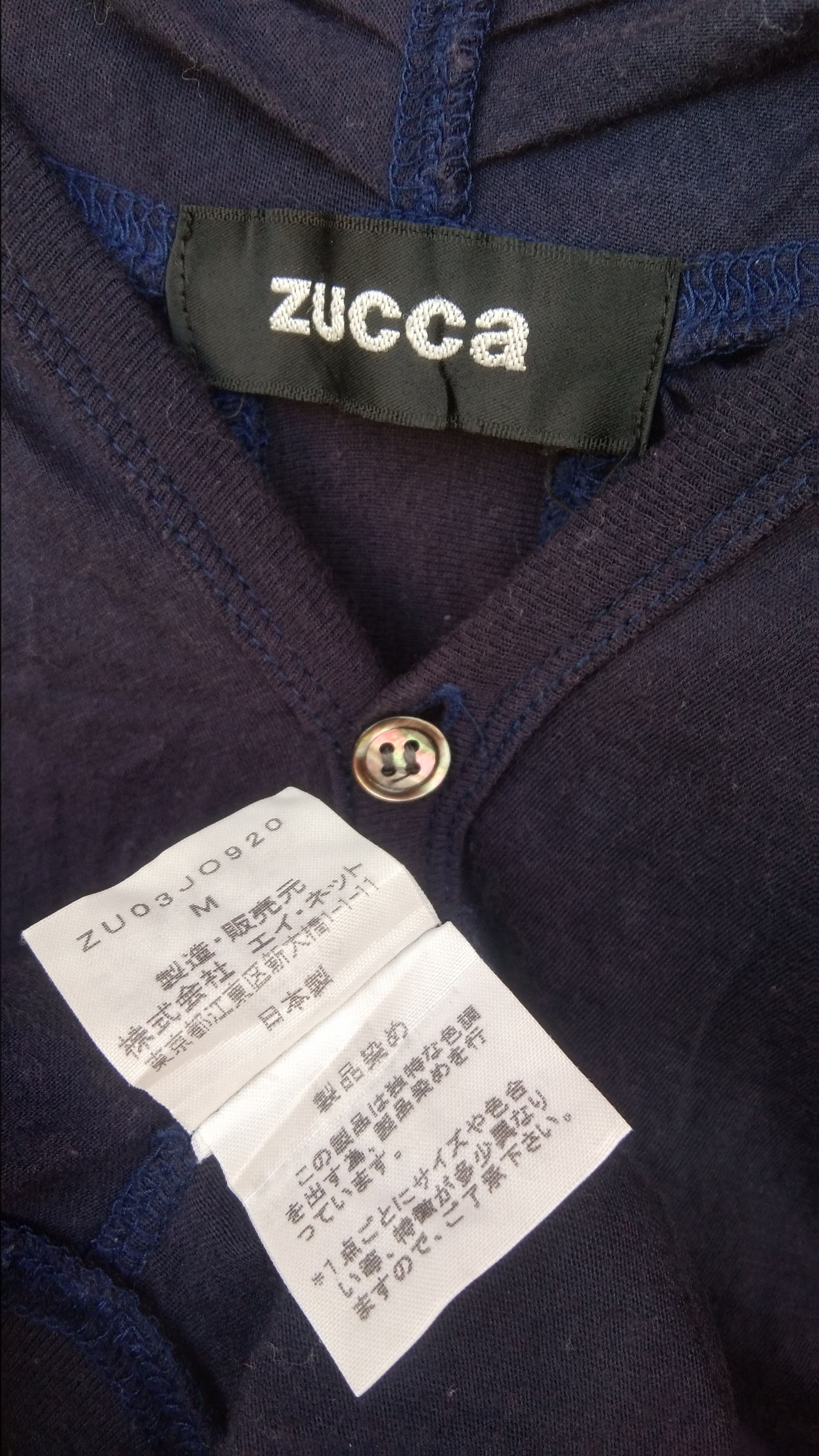 Japanese Brand × Zucca Zucca batwing navy outer/cardigan Size M / US 6-8 / IT 42-44 - 6 Thumbnail