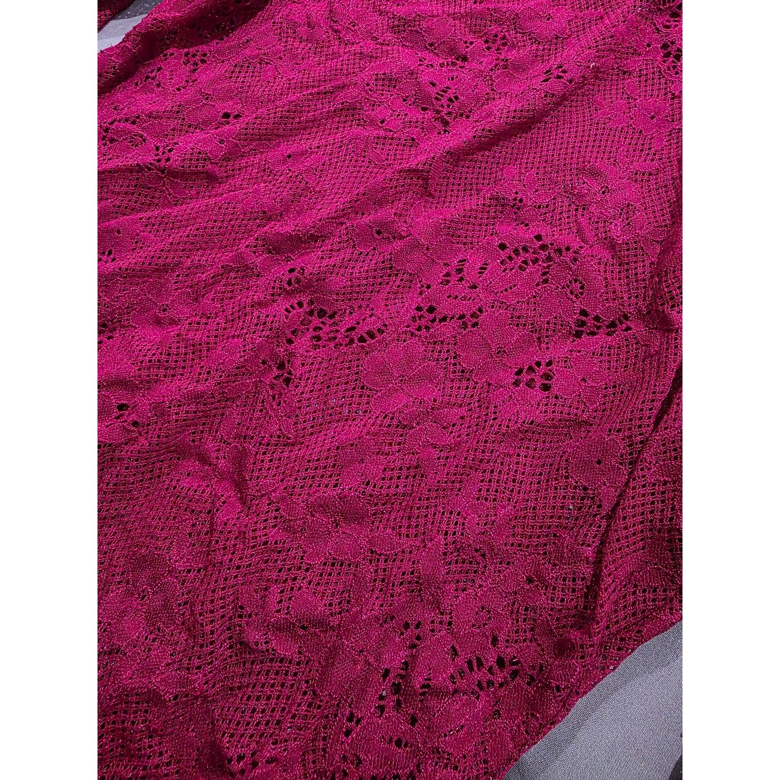 Victoria's Secret Womens size Medium Gorgeous Lace Long Sleeved Bodysuit Victo Size ONE SIZE - 5 Thumbnail