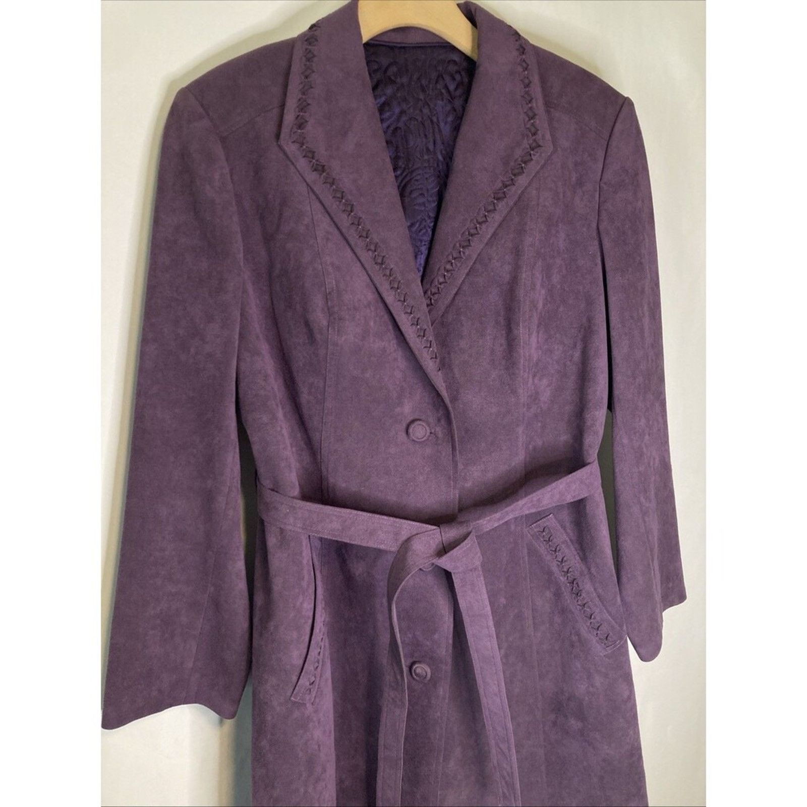 Vintage Vtg Suede Leather Jacket Western Women's L Tailored Bespoke Size L / US 10 / IT 46 - 2 Thumbnail