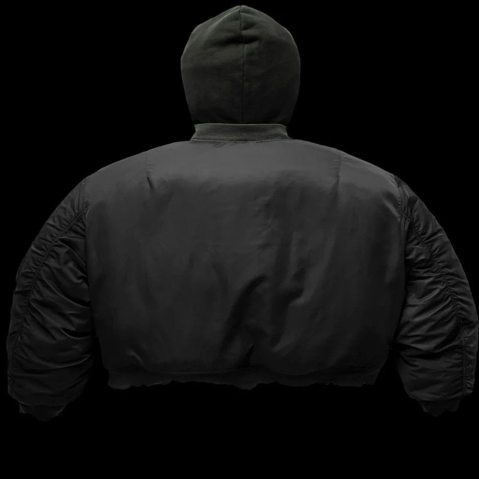 The GV Gallery GV Gallery Raspberry Hills Black Hooded Bomber Jacket (NWOT) Size US L / EU 52-54 / 3 - 3 Thumbnail