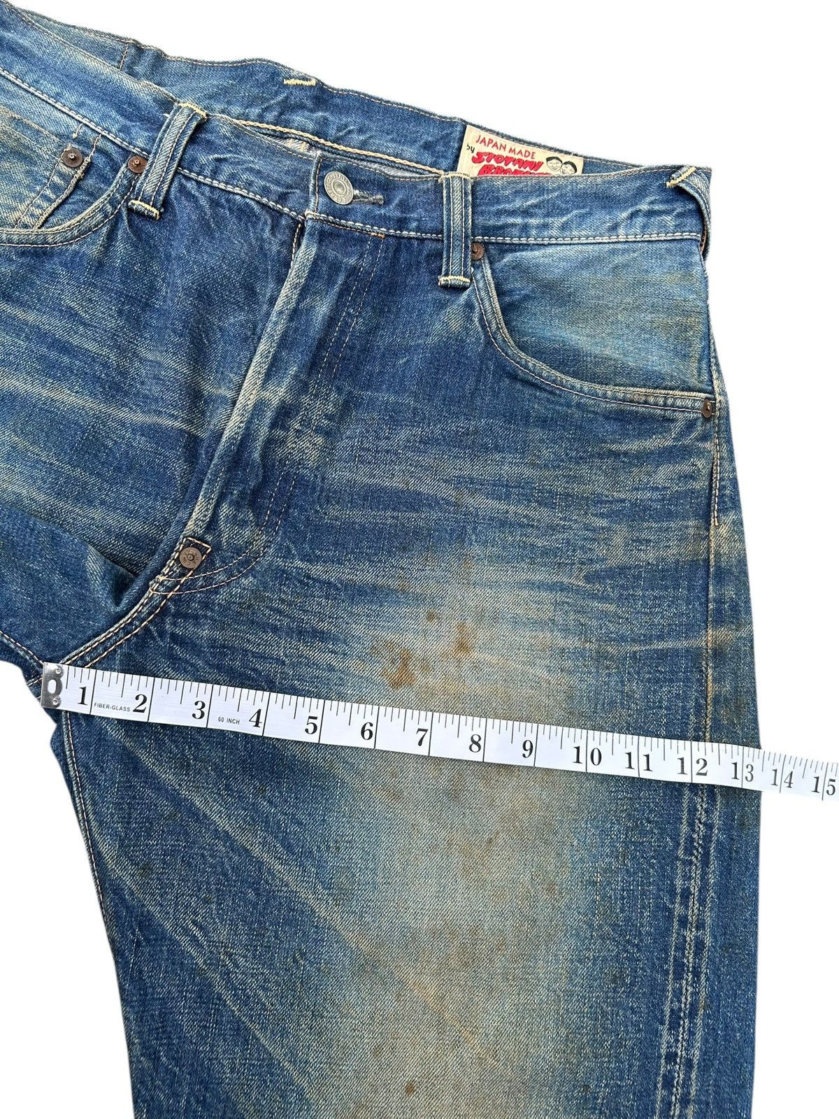 Evisu VINTAGE EVISU DAICOCK SELVEDGE MADE IN JAPAN DENIM JEANS Size US 33 - 19 Thumbnail