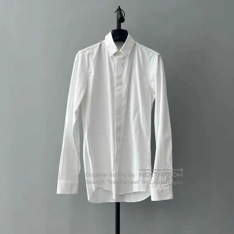 Versace Versace White Cotton Long Sleeve Shirt . Size S / US 4 / IT 40 - 1 Thumbnail