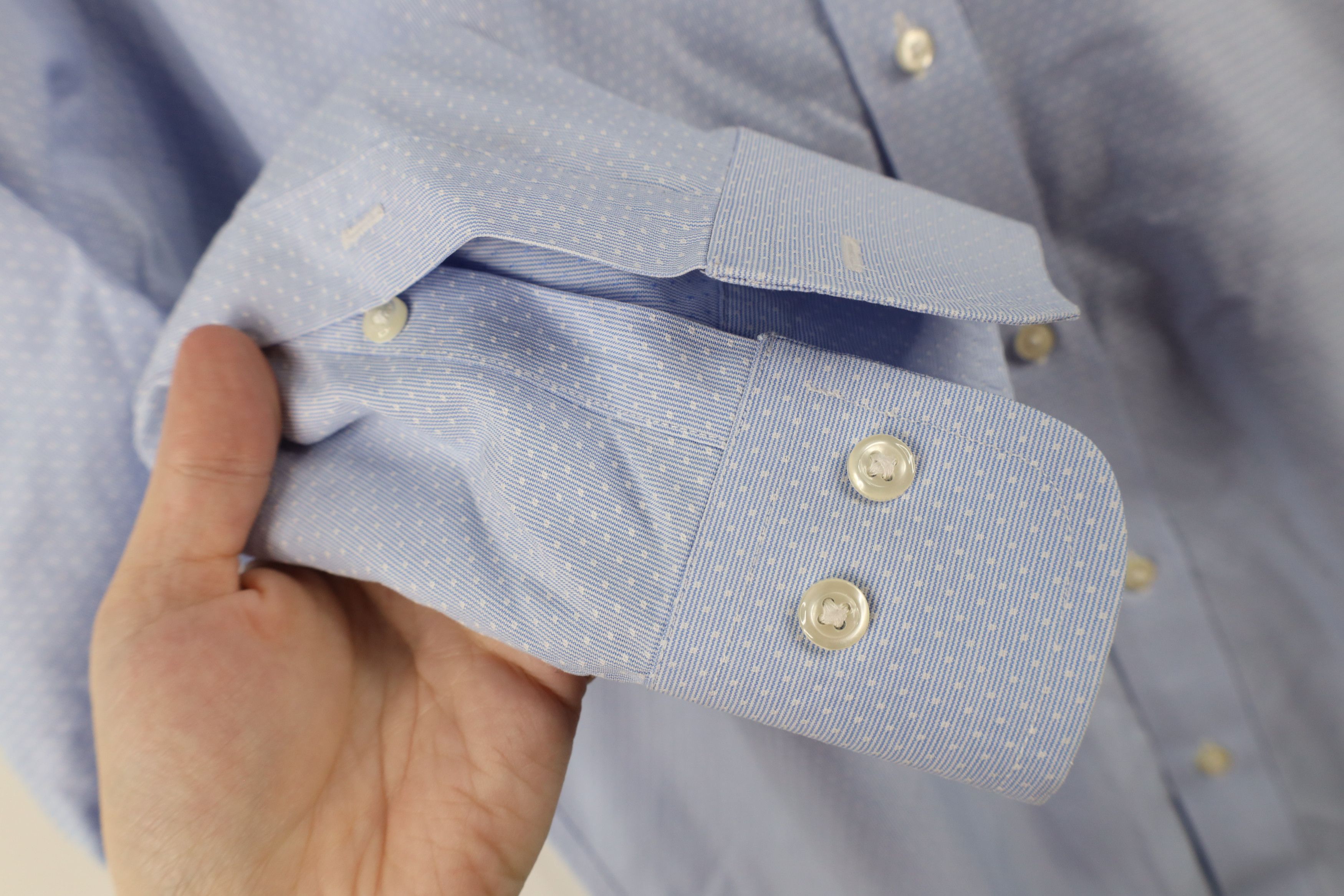 Brooks Brothers × Vintage Vintage Brooks Brothers Non Iron Polka Dot Button Shirt Size US M / EU 48-50 / 2 - 4 Thumbnail