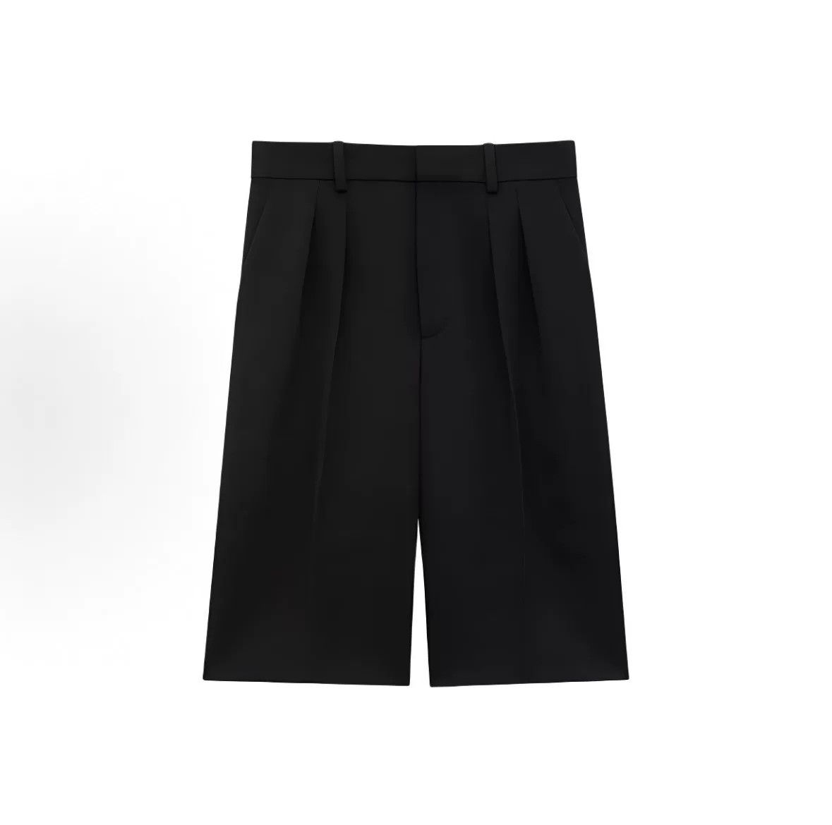 Saint Laurent Paris Saint Laurent High-Waist Tailored Bermuda Shorts Size 36" / US 14 / IT 50 - 1 Thumbnail