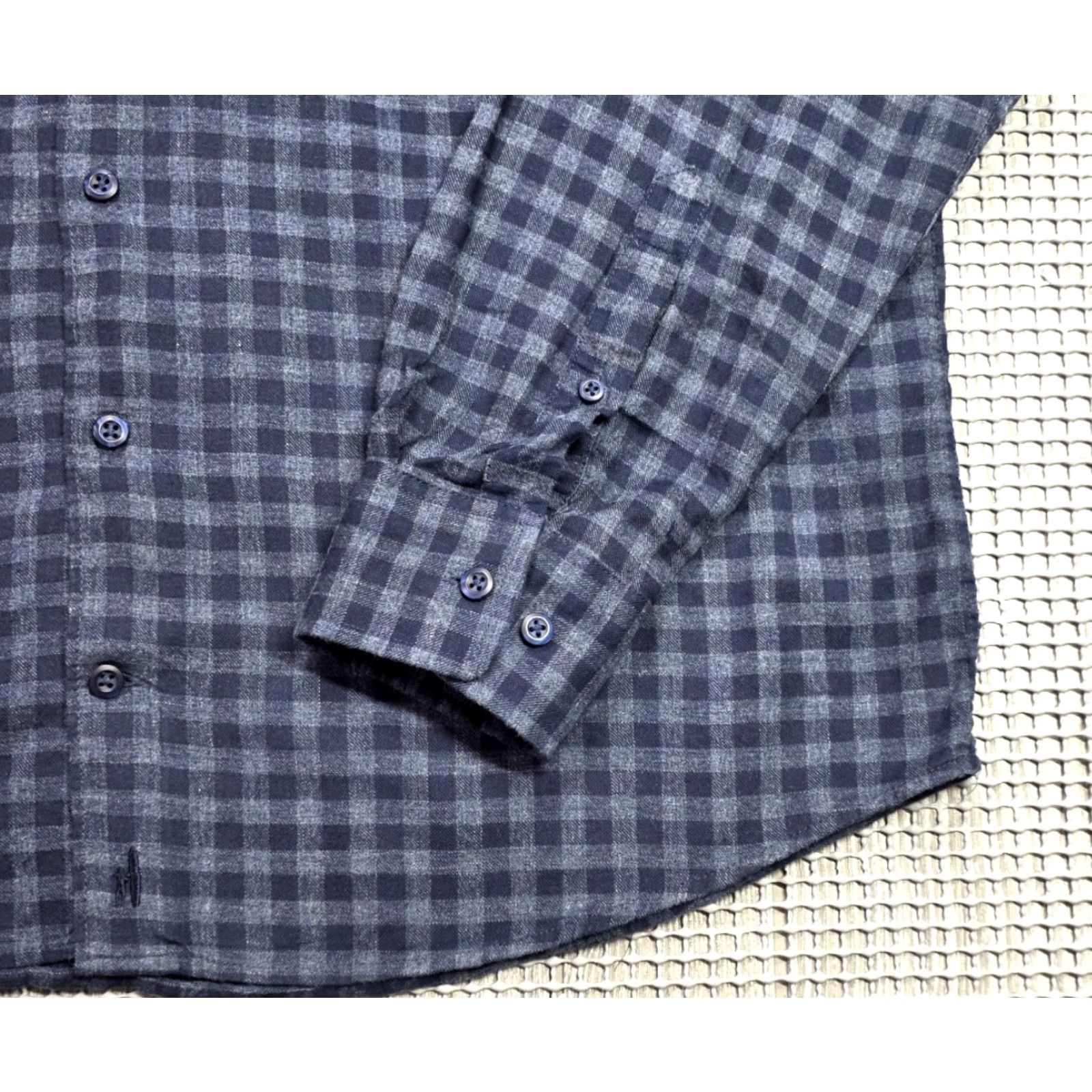 Vintage Johnny O Button-Up Shirt Men Blue Gingham Check Long Sleeve Cotton Flannel L Size US L / EU 52-54 / 3 - 4 Thumbnail