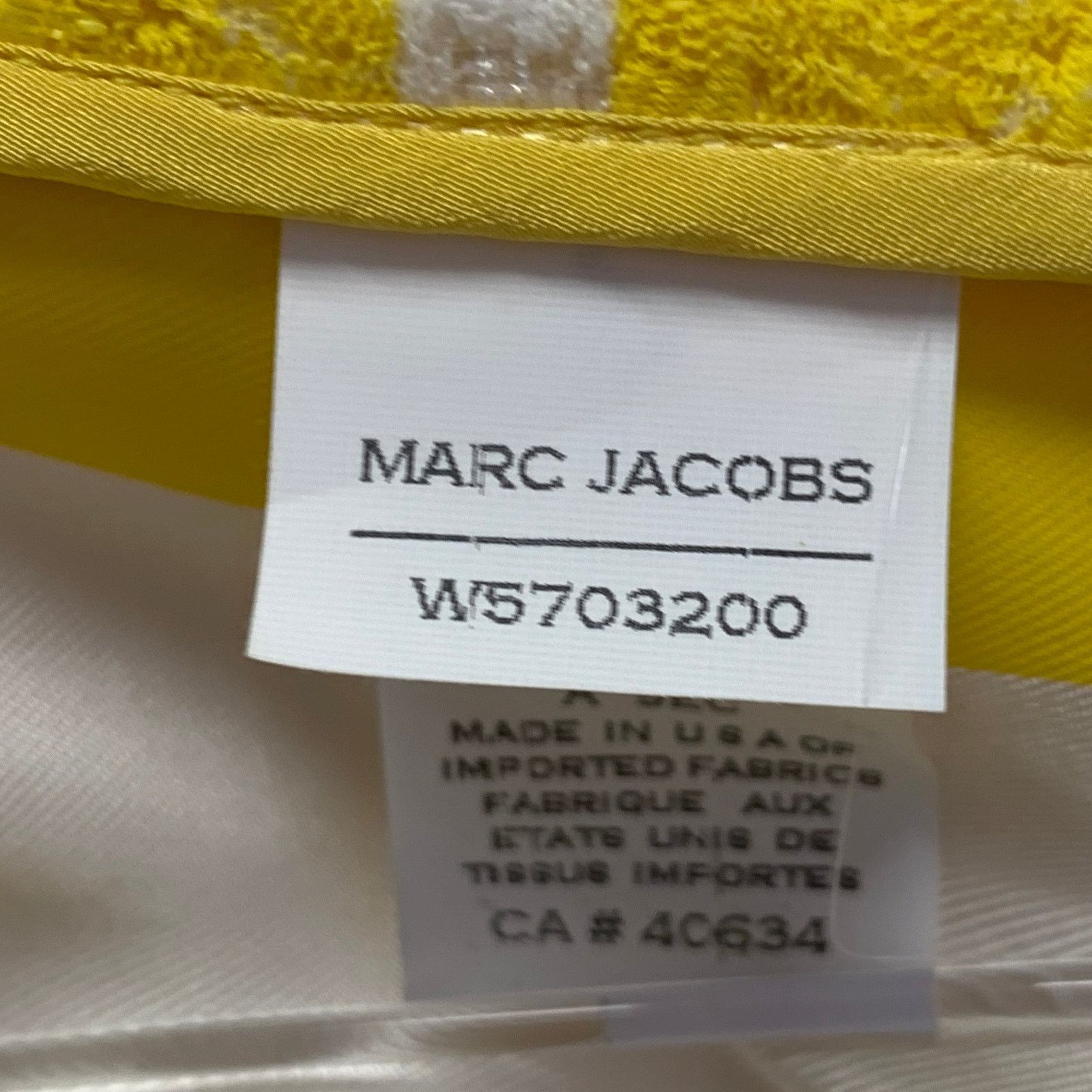 Marc Jacobs Size M Yellow White Boucle Stripe Snaps Jacket Blazer Size M / US 6-8 / IT 42-44 - 5 Thumbnail