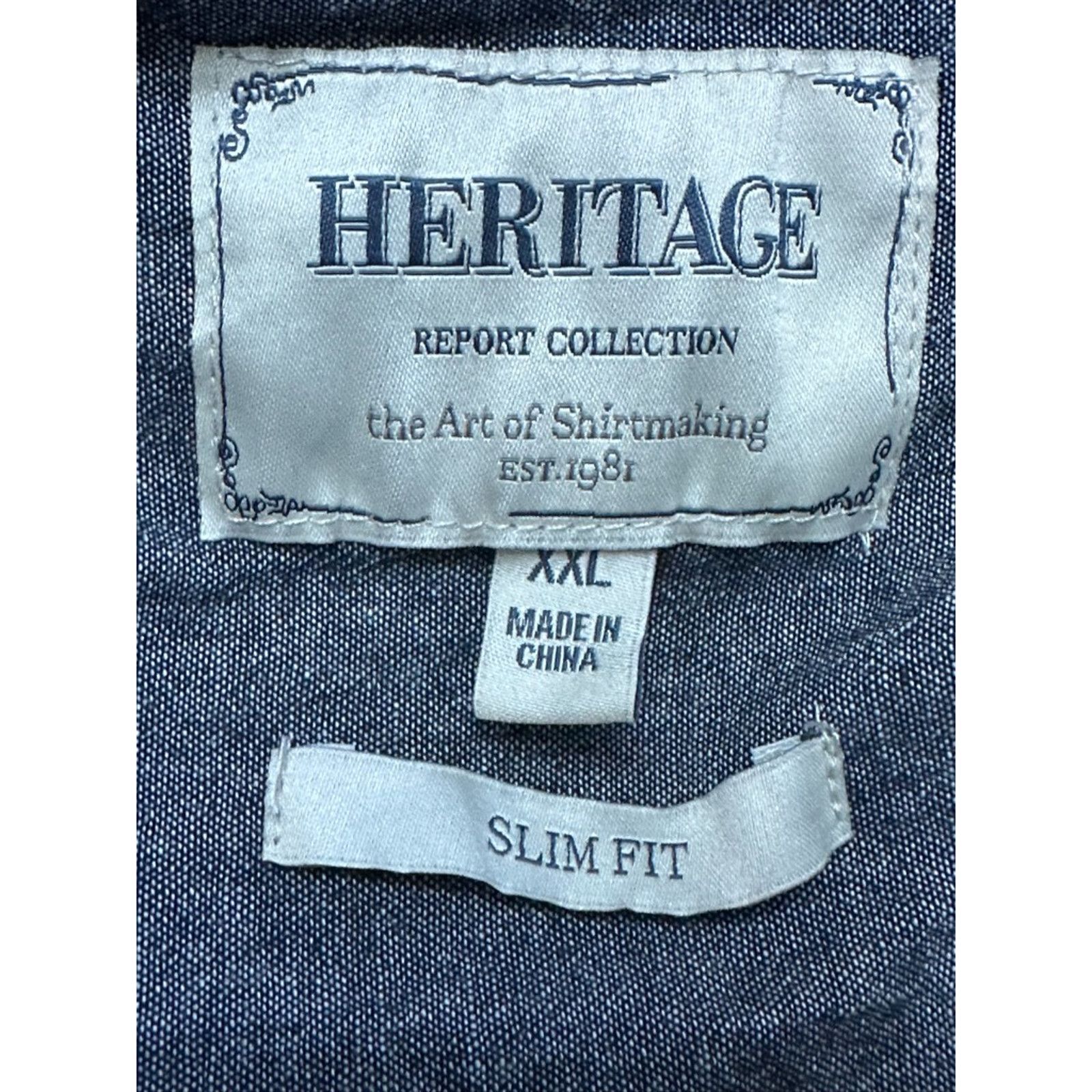 Other Heritage Burgundy Cotton ButtonUp Shirt XXL NWOT Corduroy Size US XXL / EU 58 / 5 - 8 Thumbnail