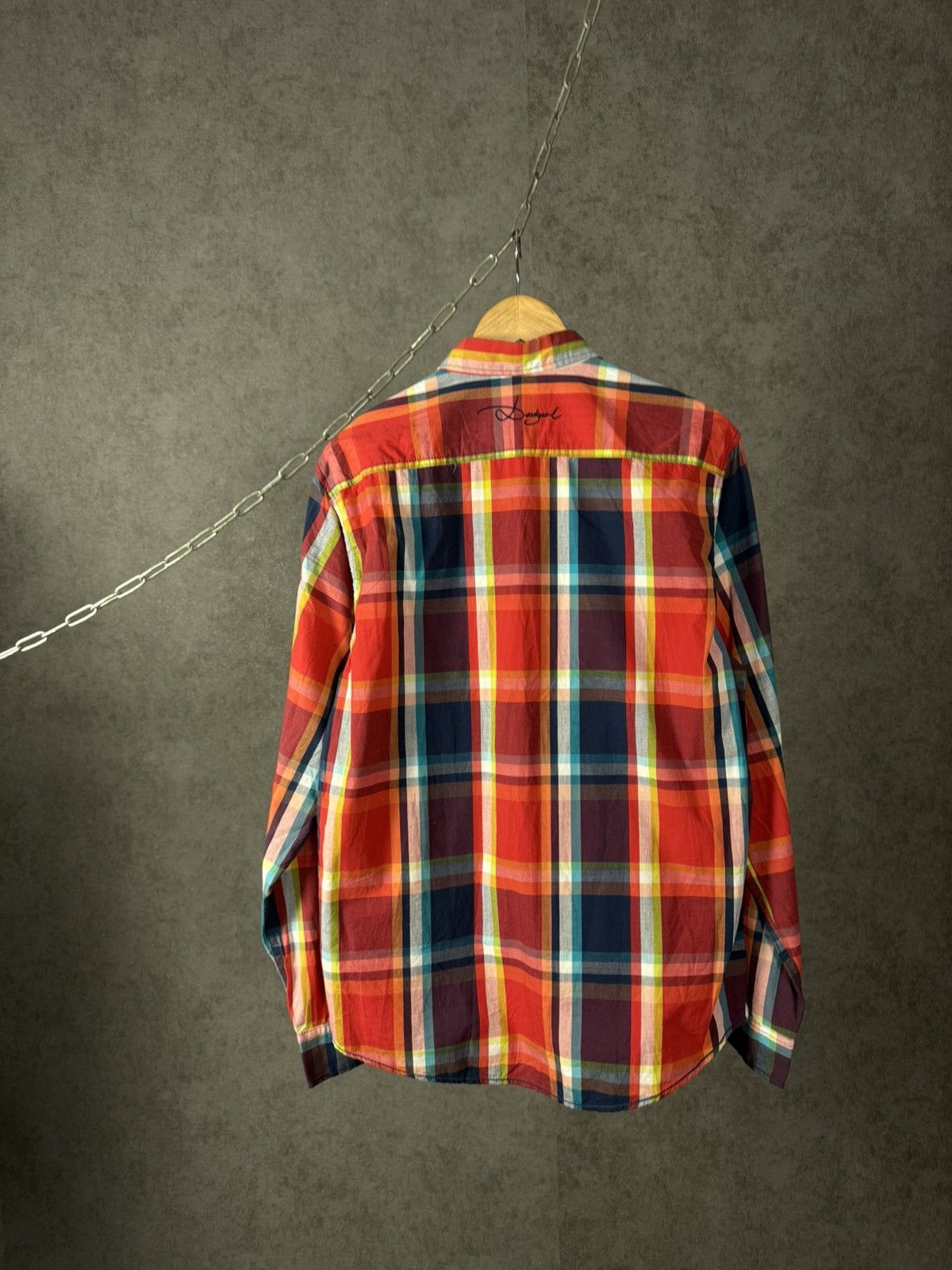 Desigual Desigual designer art checkered shirt Size US L / EU 52-54 / 3 - 5 Thumbnail