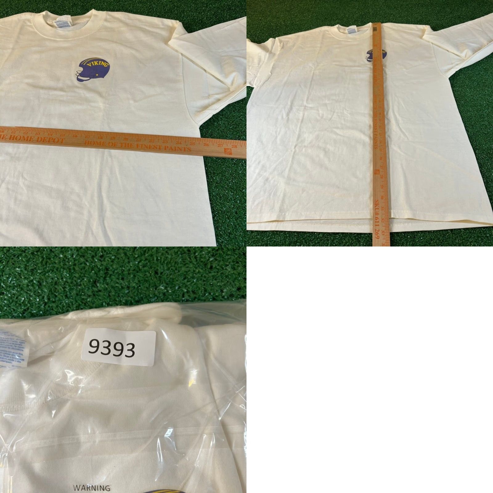 Gildan Gildan Minnesota Vikings Long Sleeve T-Shirt Football Graphic Tee Mens XXL Size US XXL / EU 58 / 5 - 8 Thumbnail