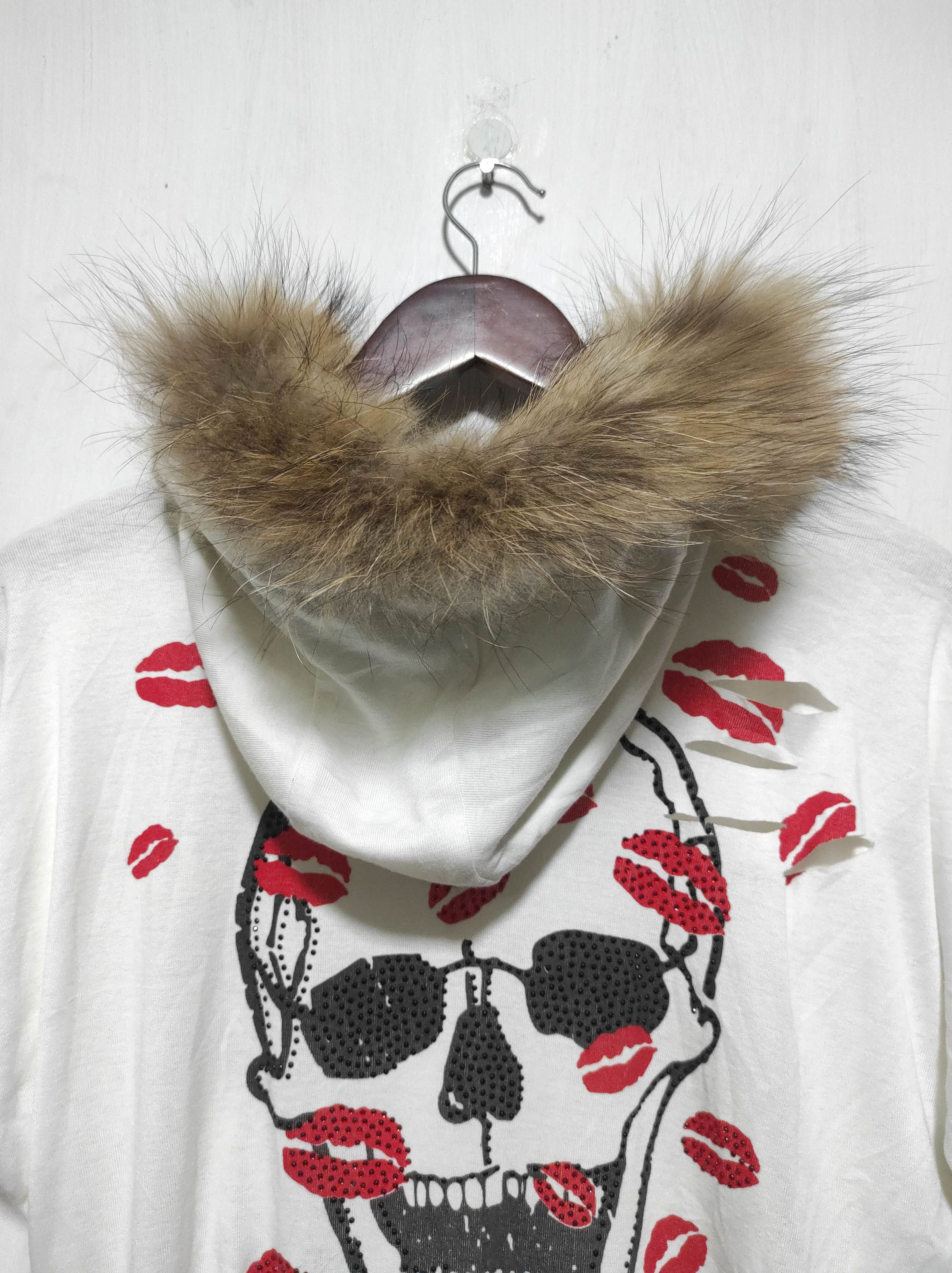 Hysteric Glamour Girl Style Skull Zip Fur Hoodie If Six Was Nine LGB style Size M / US 6-8 / IT 42-44 - 15 Thumbnail