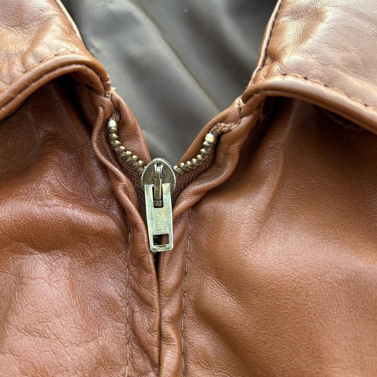 Other 1970s Leather Bomber Jacket Size US XL / EU 56 / 4 - 5 Thumbnail