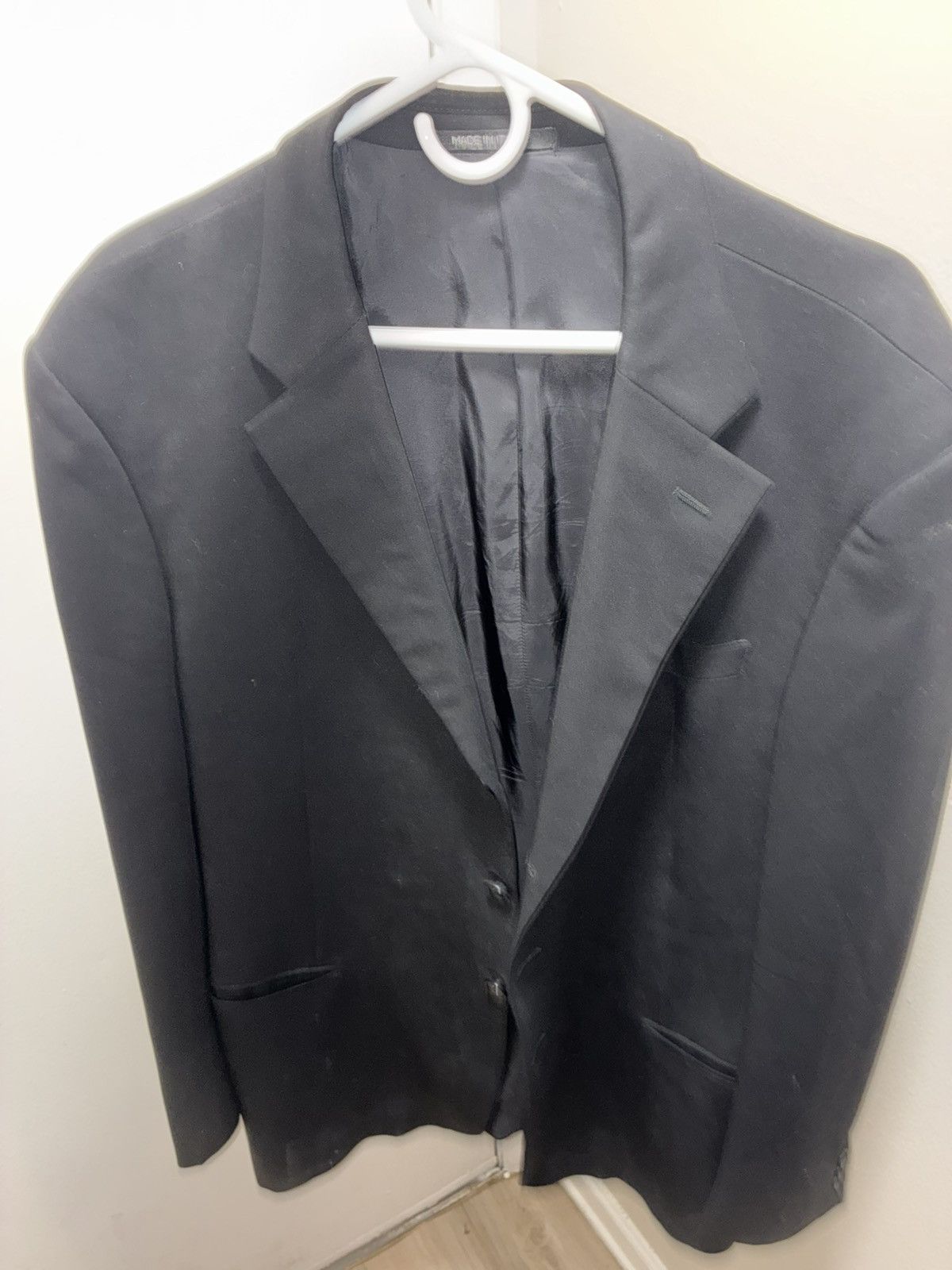 Armani Collezioni Armani collezioni black blazer Size US L / EU 52-54 / 3 - 1 Thumbnail