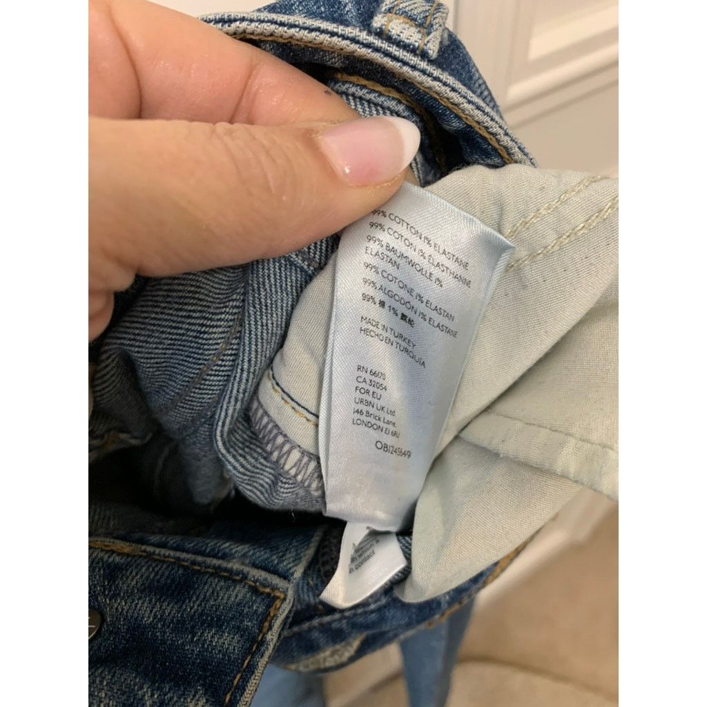 Free People We The Free Jeans Women's High Waist Straight Leg Jeans Size 25" / US 0 / IT 36 - 6 Thumbnail