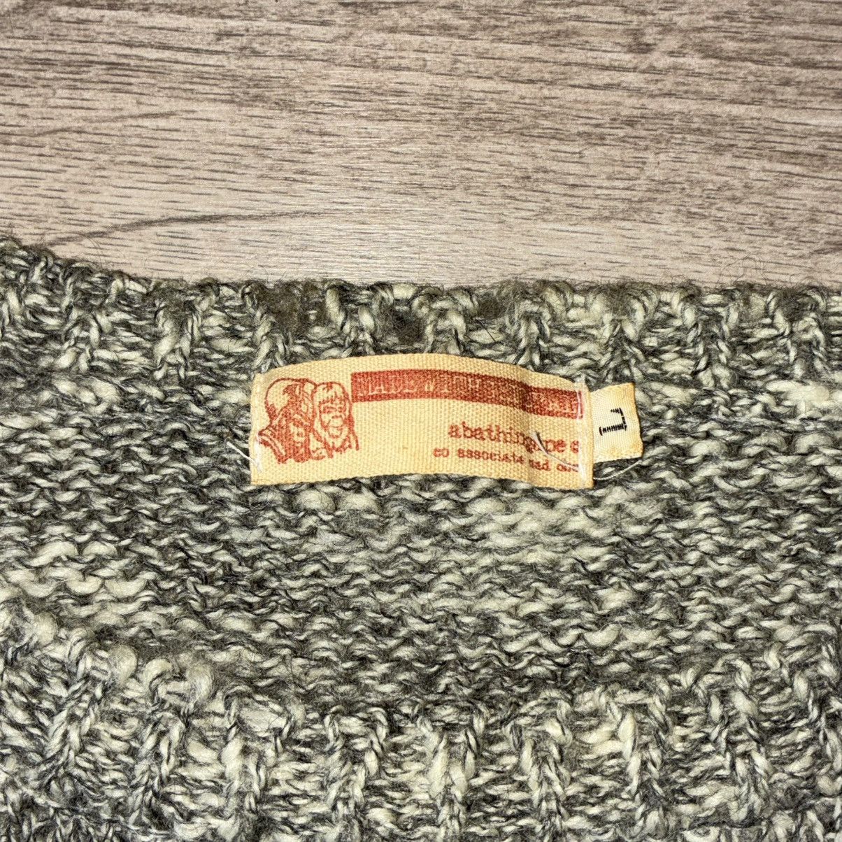 Bape 90s Bape wool/alpaca knit sweater Size US L / EU 52-54 / 3 - 2 Thumbnail