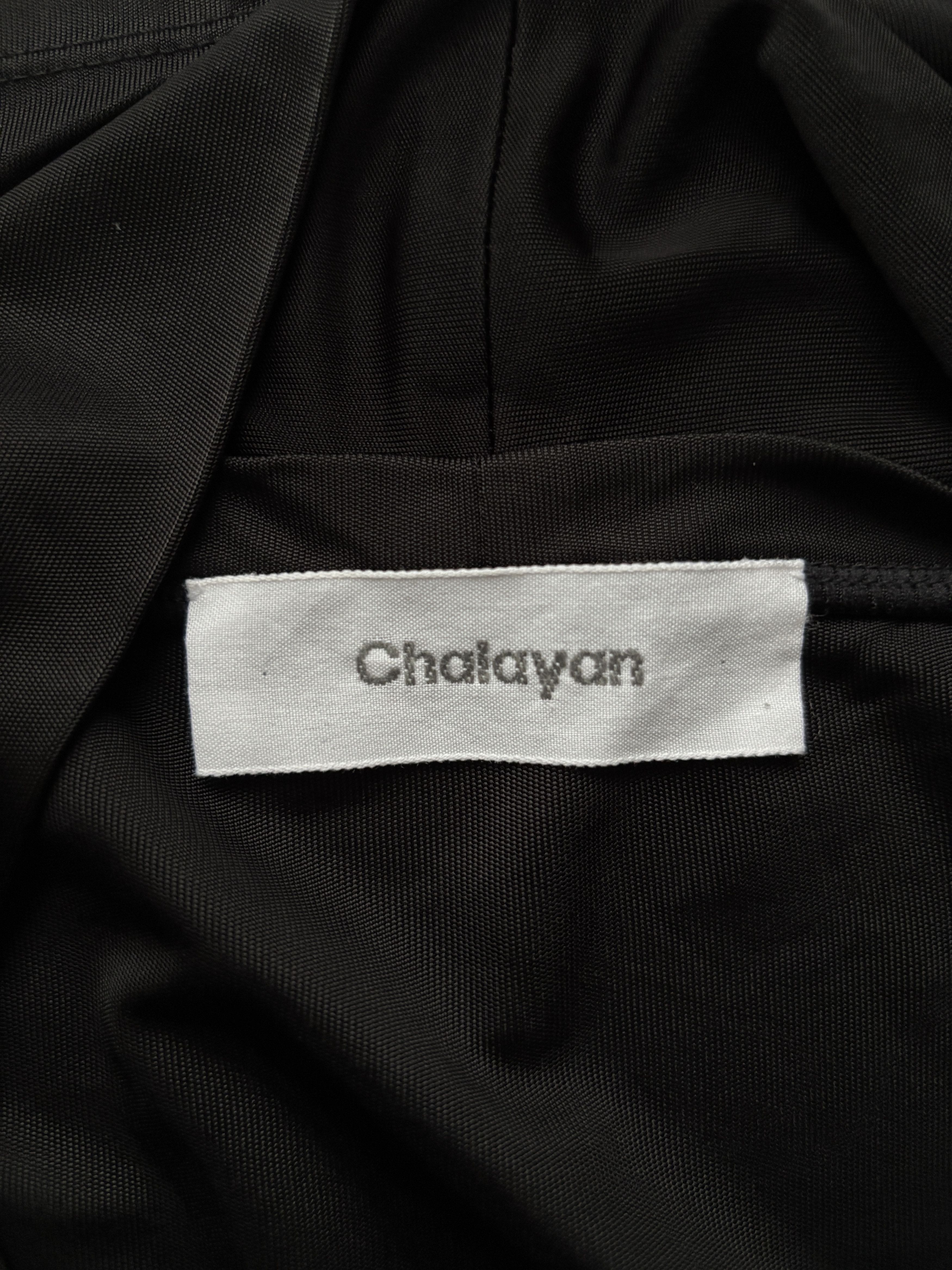 Hussein Chalayan ⚡️QUICK SALE⚡️Chalayan Black Sleeveless Draped Blouse Top Size M / US 6-8 / IT 42-44 - 3 Thumbnail