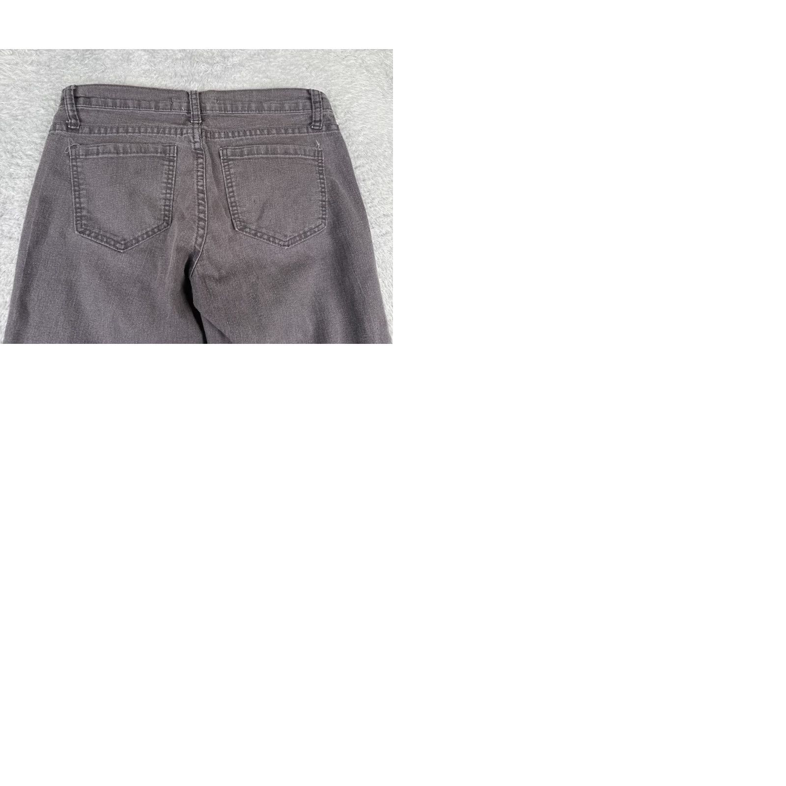 Denime XXL Denim Jeans Womens 27 Gray Flared Mid Rise Cotton Blend Zip Fly 27x28 Jeans Size 27" / US 4 / IT 40 - 10 Thumbnail