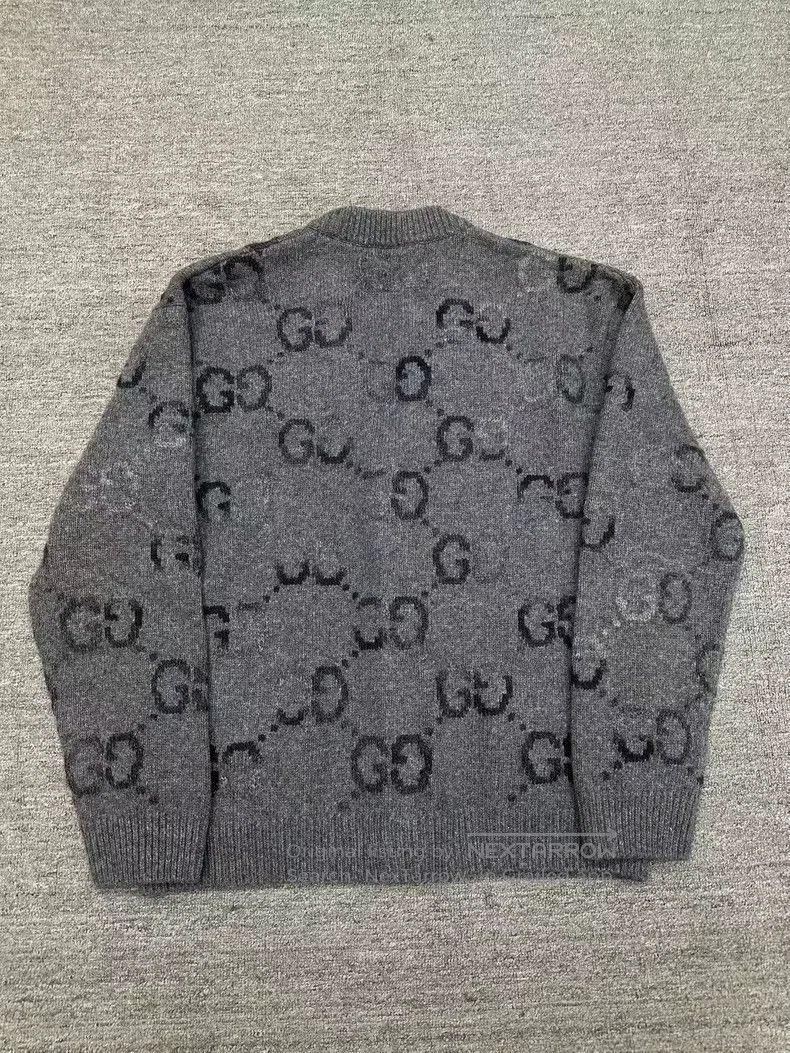 Gucci Gucci 24ss full-printed woollen cardigan coat Size 3XL / US 20-22 - 2 Thumbnail