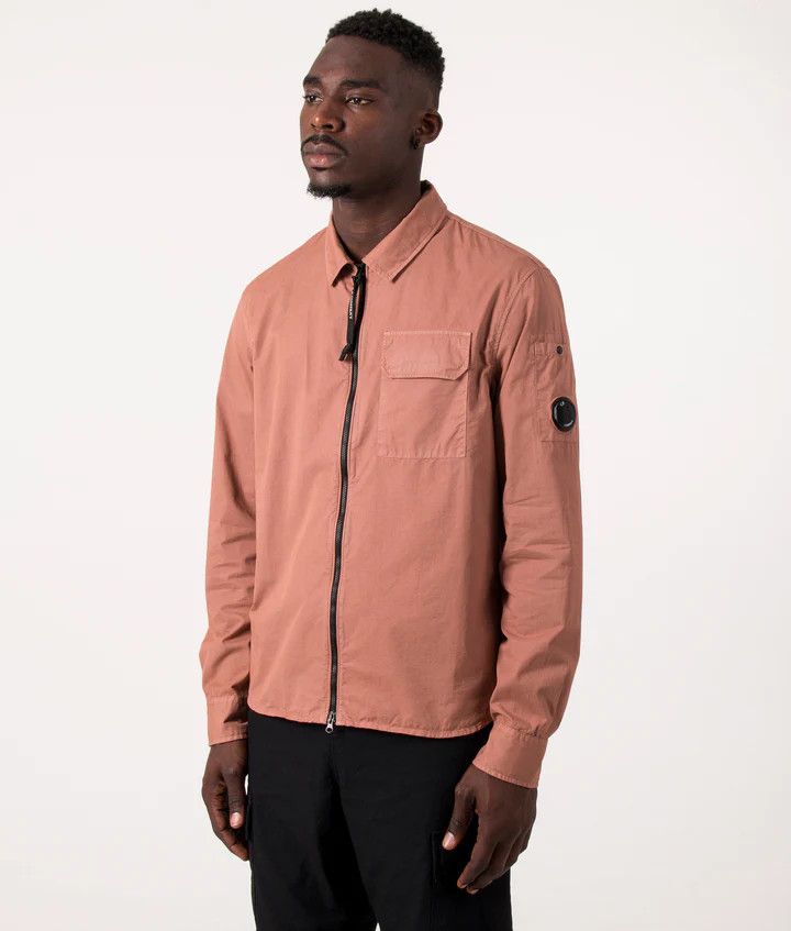 C.P. Company o1y1224 Solid Color Shirt in Pink Size US L / EU 52-54 / 3 - 5 Thumbnail