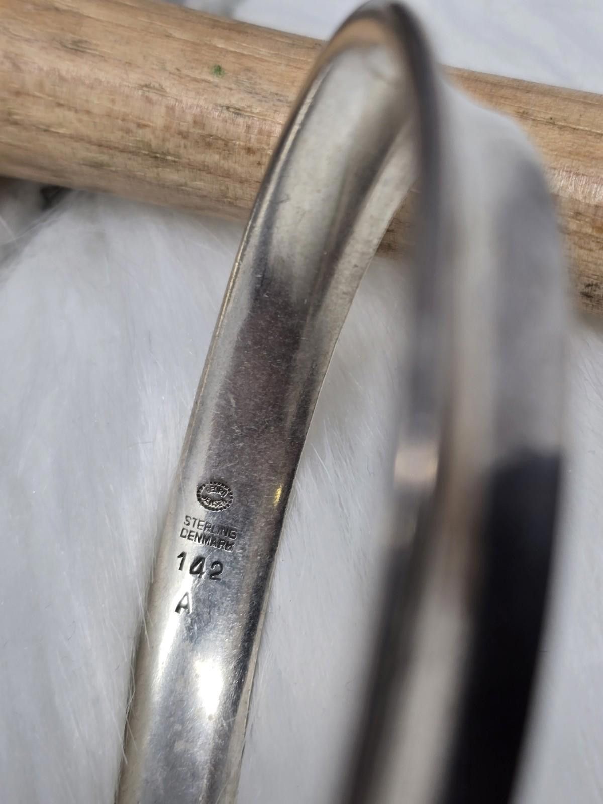 Georg Jensen Georg Jensen 142 A Nanna Ditzel 925 Sterling Silver Bangle Size ONE SIZE - 6 Thumbnail