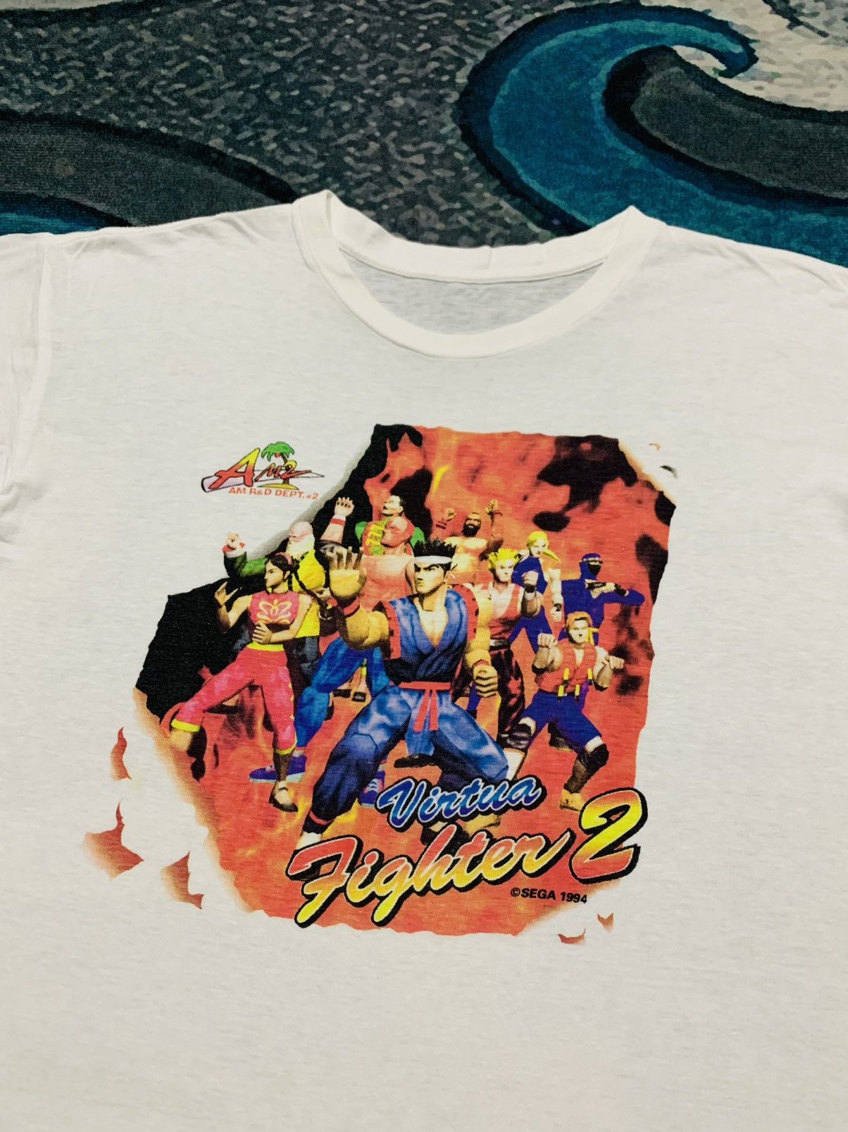 Japanese Brand LAST DROP#Vintage 90’s Virtua Fighter 2 Made In Japan Size US L / EU 52-54 / 3 - 6 Thumbnail