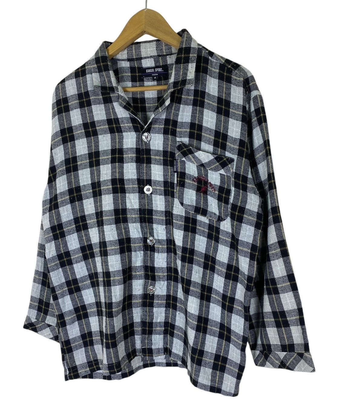 Kangol Kangol Sport Flannel Button Up LS Shirt Size US M / EU 48-50 / 2 - 5 Thumbnail
