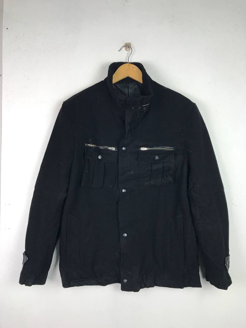 Comme Ca Ism × Japanese Brand × Vintage Very rare Comme Ca Ism Rare Design Wool Jacket Size US L / EU 52-54 / 3 - 1 Thumbnail