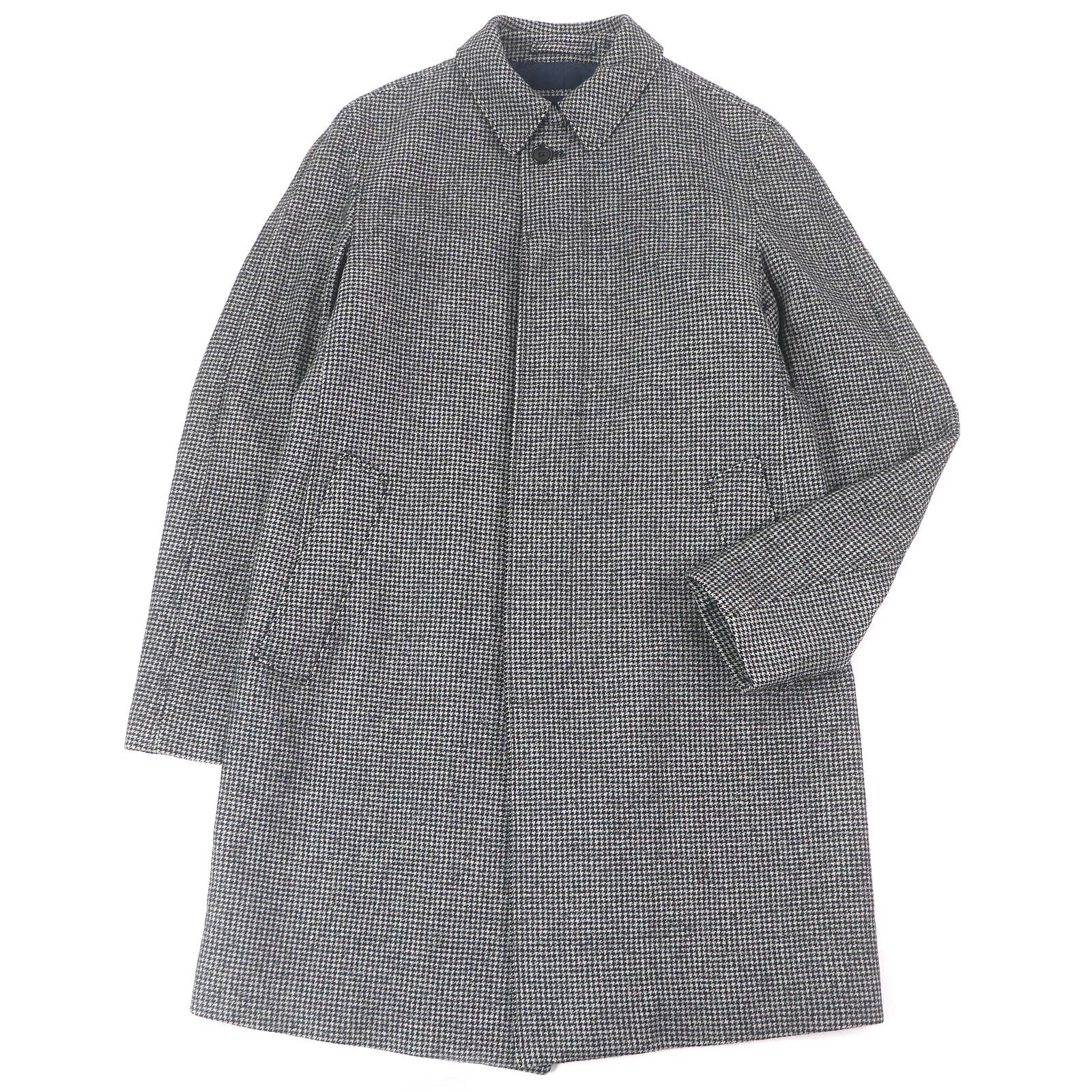 Other Other Herno Houndstooth pattern Wool Polyester Coat Leather Outerwear Size ONE SIZE - 1 Thumbnail