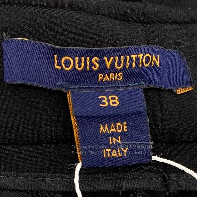 Louis Vuitton Louis Vuitton Black pocket logo presbyopic casual pants Size US 38 / EU 54 - 6 Thumbnail