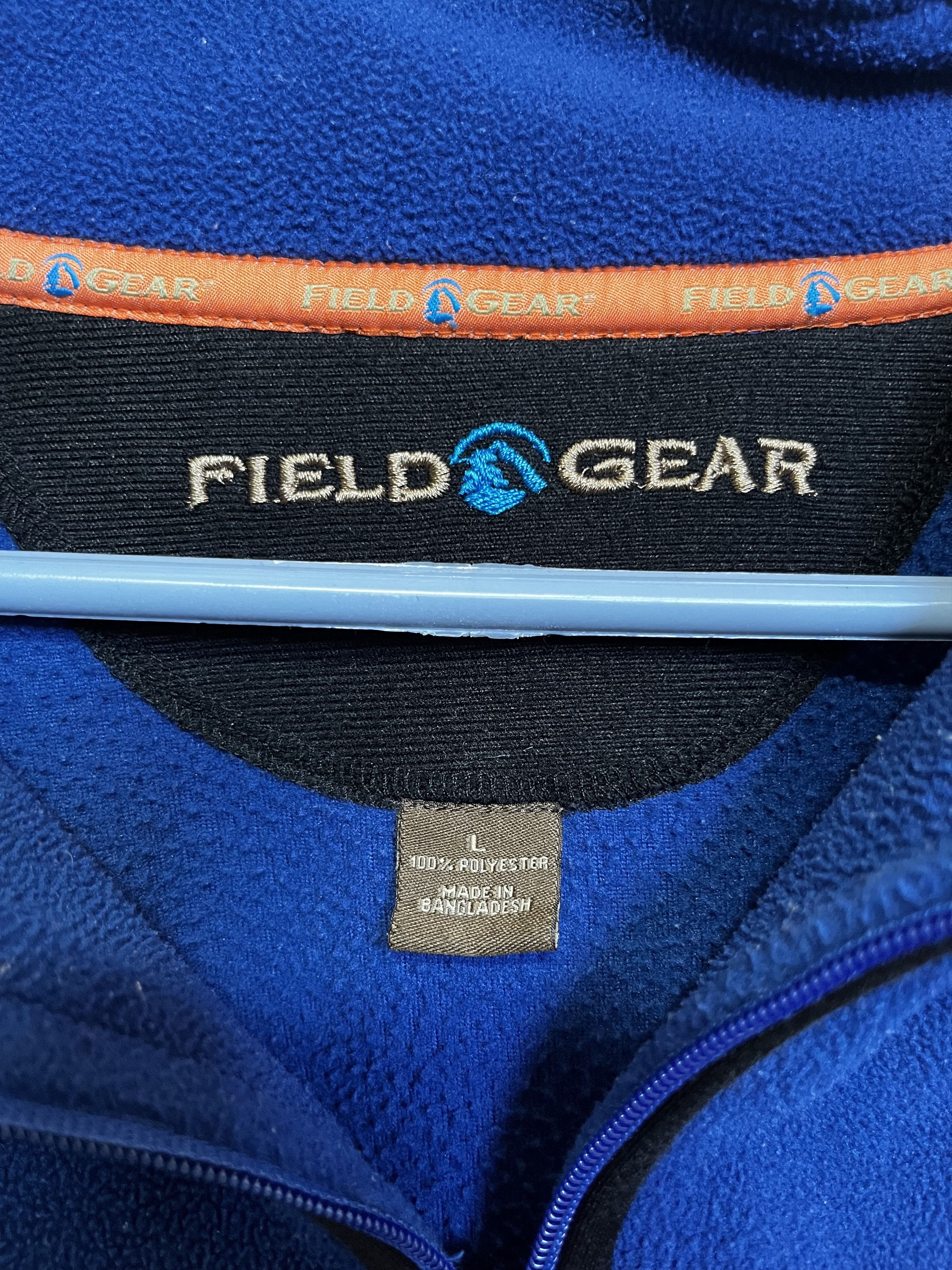 Other Field Gear Blue Fleece Quarter Zip Pullover (Size L) Size US L / EU 52-54 / 3 - 5 Thumbnail