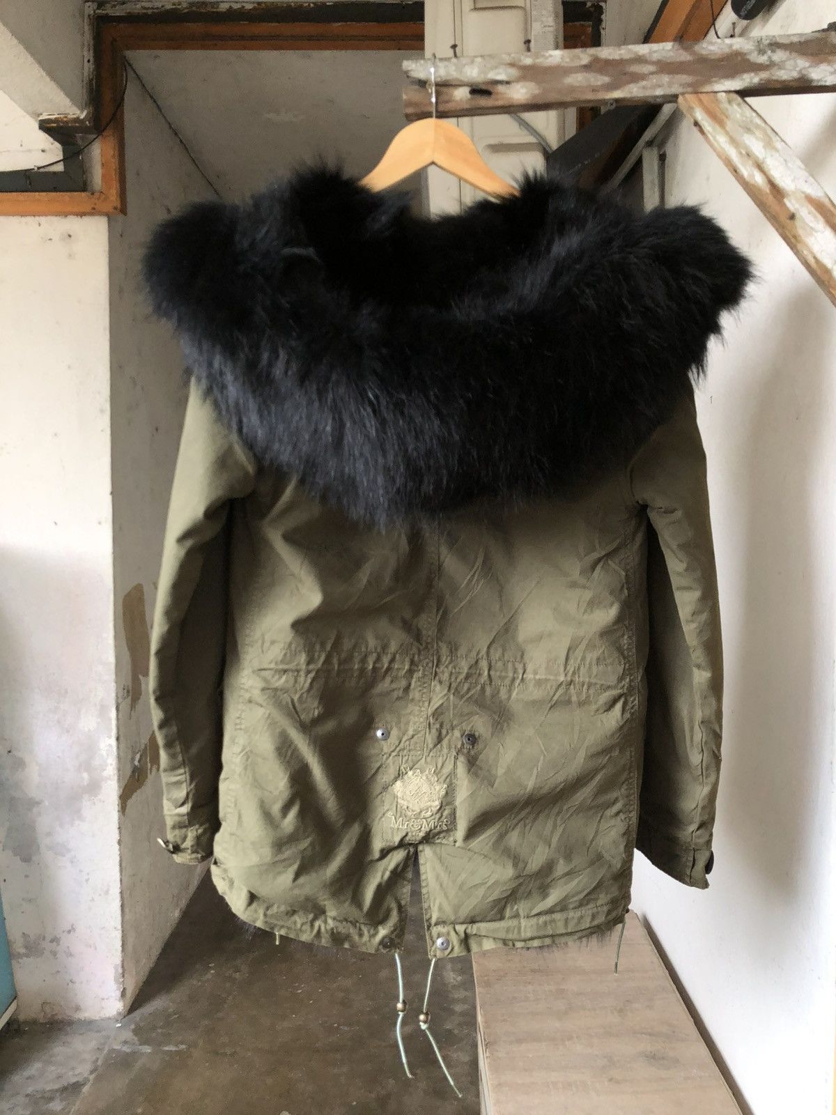 MR & MRS ITALY On Fire🔥 Mr & Mrs Italy Kayote Fur Army Green Parka Jacket Size XXS / US 00 / IT 34 - 2 Thumbnail