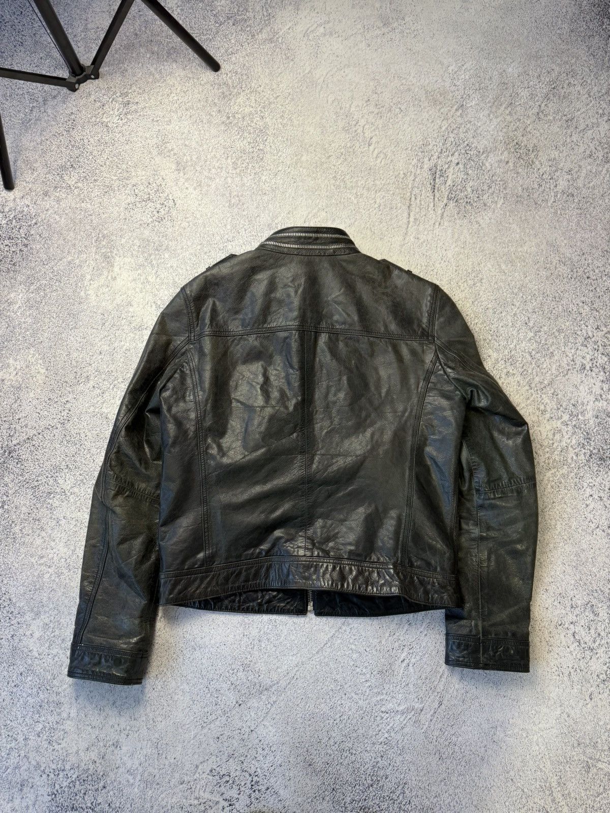 Leather Crazy True Vintage Cycle Rider Leather Jacket Biker Rare Y2K Size US L / EU 52-54 / 3 - 21 Thumbnail