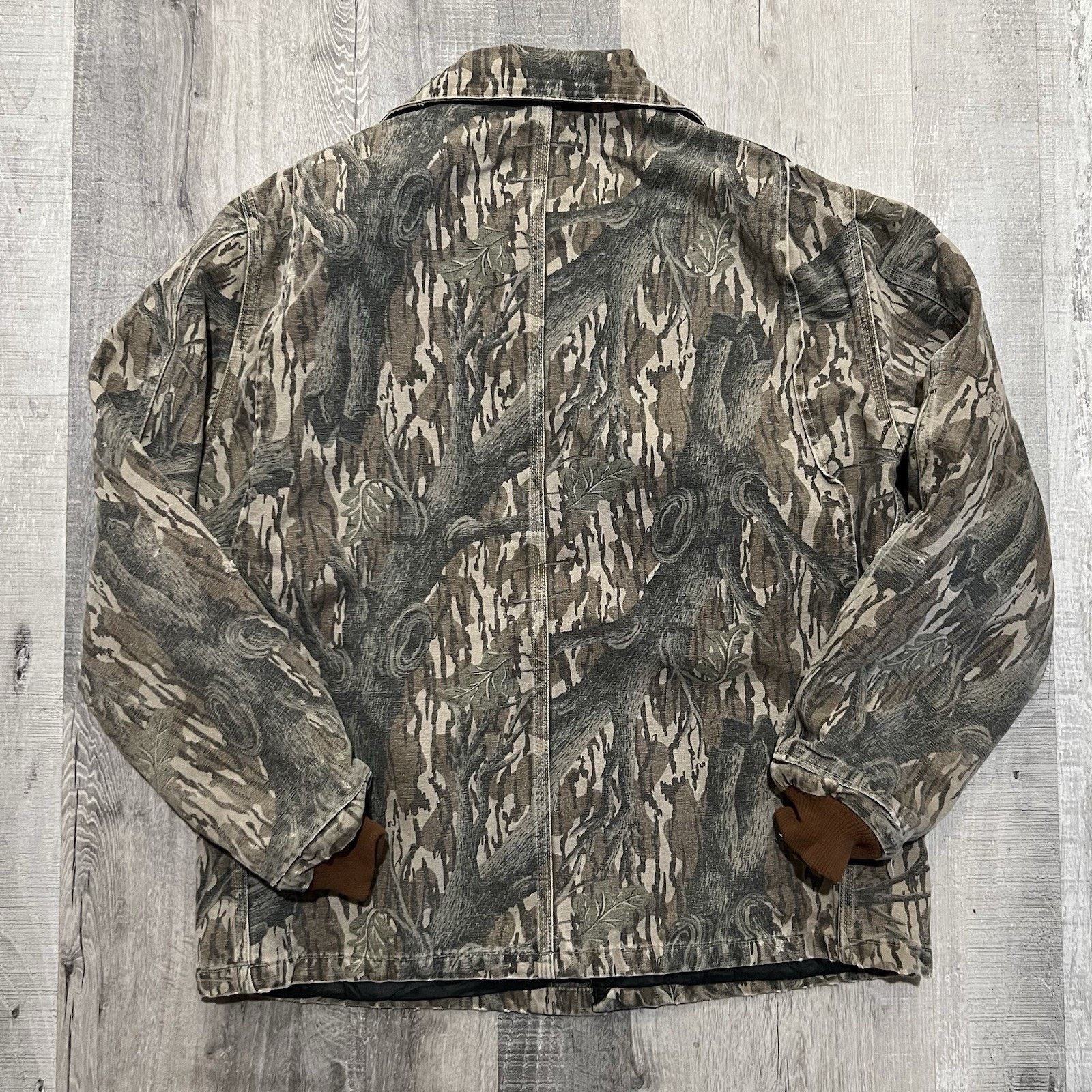 Carhartt VTG Carhartt J63 MOT Jacket 90s Mossy Oak Camo Treestand Size US L / EU 52-54 / 3 - 2 Thumbnail