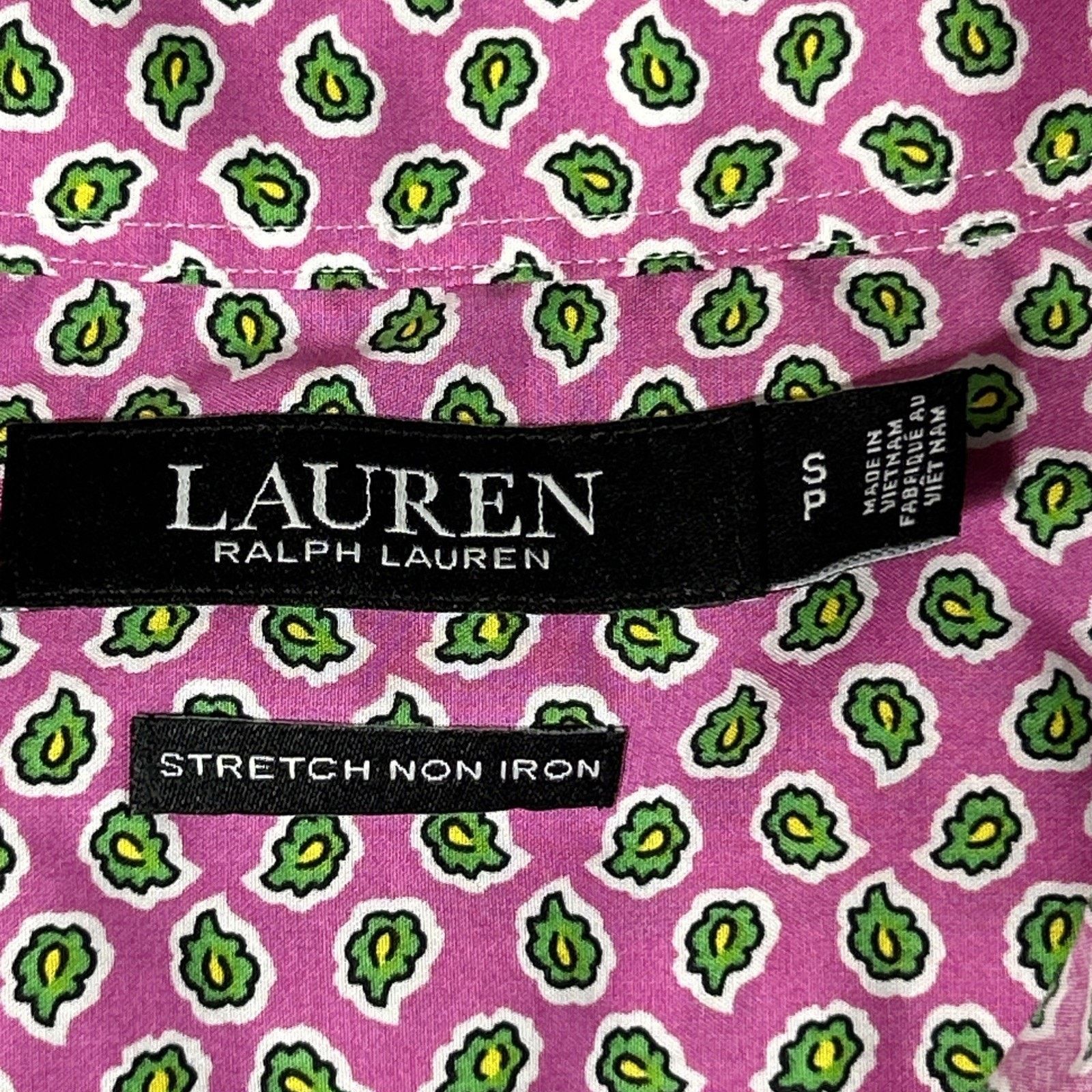 Lauren Ralph Lauren Polo Lauren Ralph Lauren Button Dress Shirt Small Flip Cuff Size S / US 4 / IT 40 - 2 Thumbnail