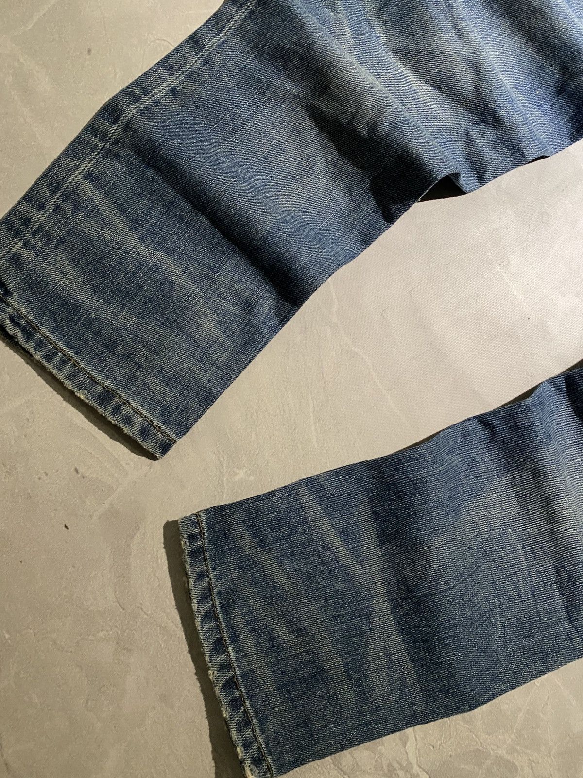 Japanese Brand Heavy Distressed Underground Darkwear Jean / Drip Y2K Size US 33 - 9 Thumbnail