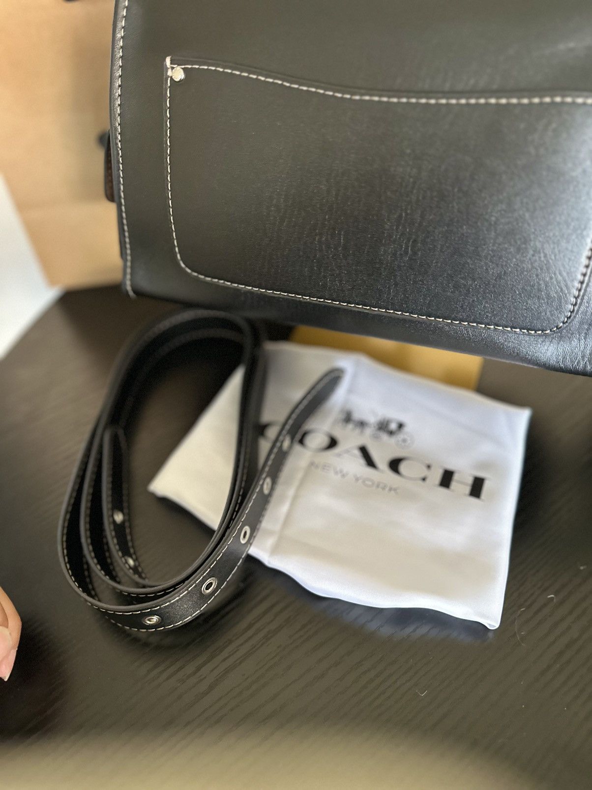 Coach Coach Cargo Western Turn-Lock Soft Tabby black Size ONE SIZE - 5 Thumbnail