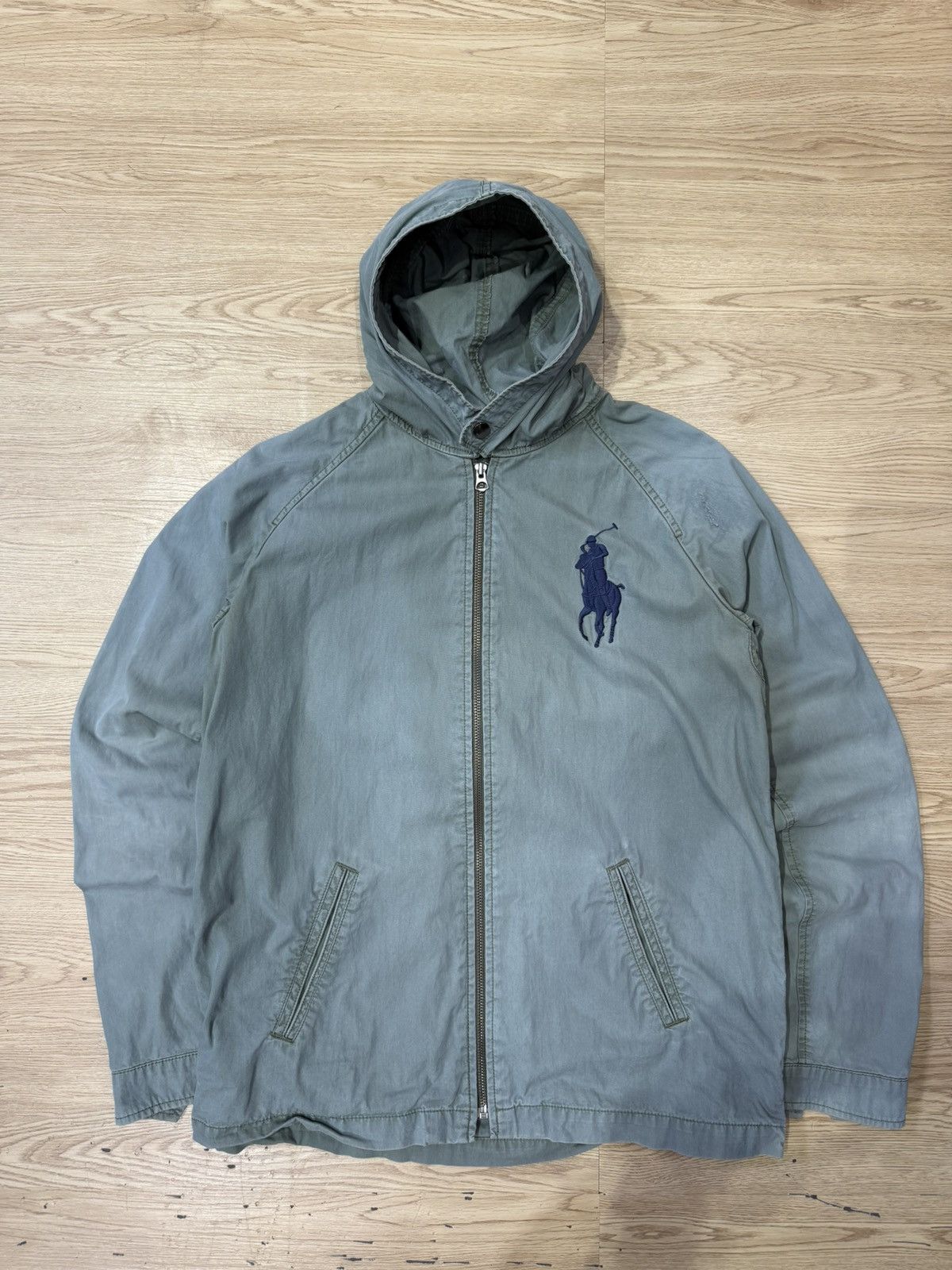 Polo Ralph Lauren 90’s POLO RARE MULTI LOGO ITALIAN RETRO ZIP Y2K HOODIE Size US M / EU 48-50 / 2 - 1 Thumbnail