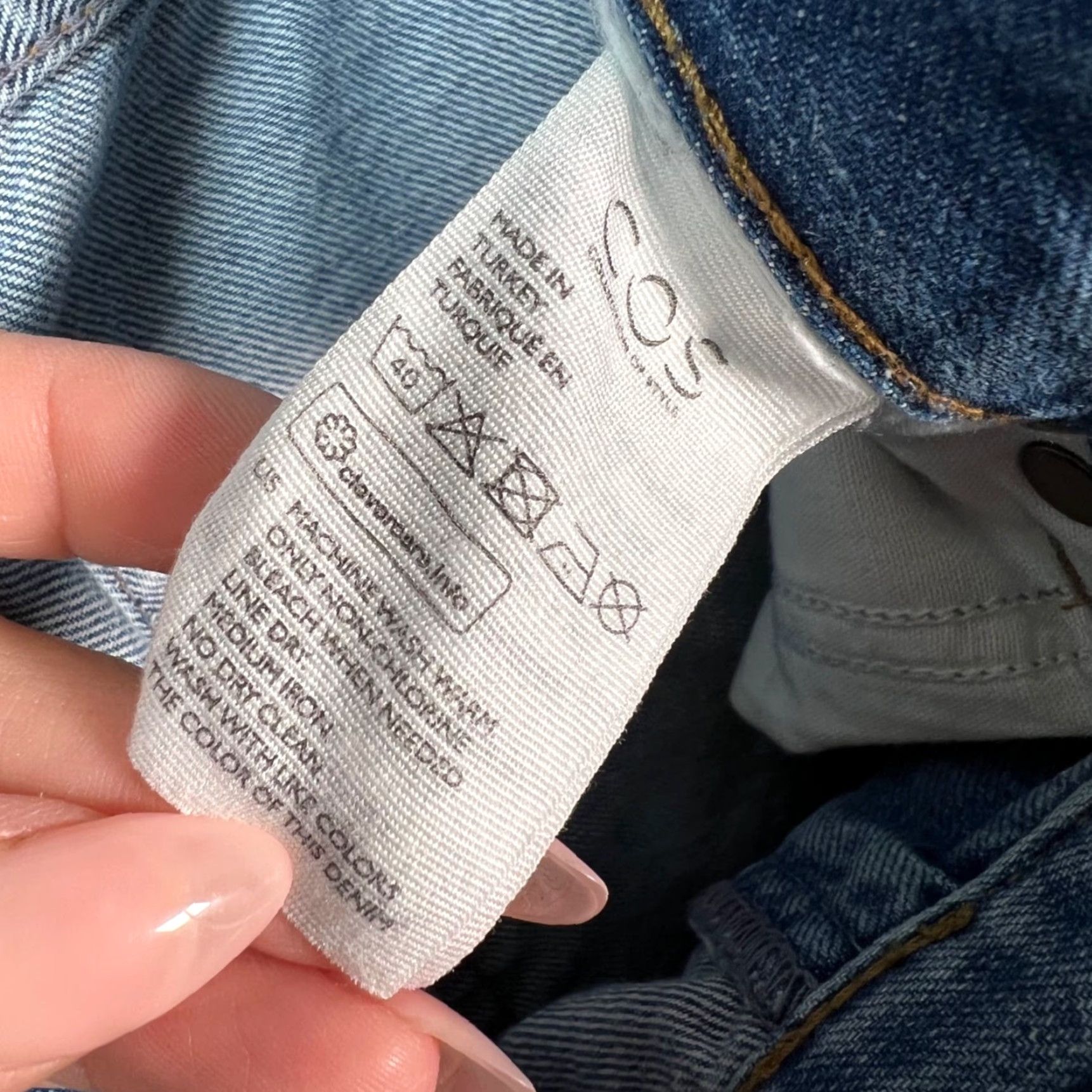 Cos COS Jeans Women Cropped Denim Mid Rise Tapered Blue 30 Inseam 29 5-Pocket Regular Size 30 Womens Mens? Size 30" / US 8 / IT 44 - 3 Thumbnail
