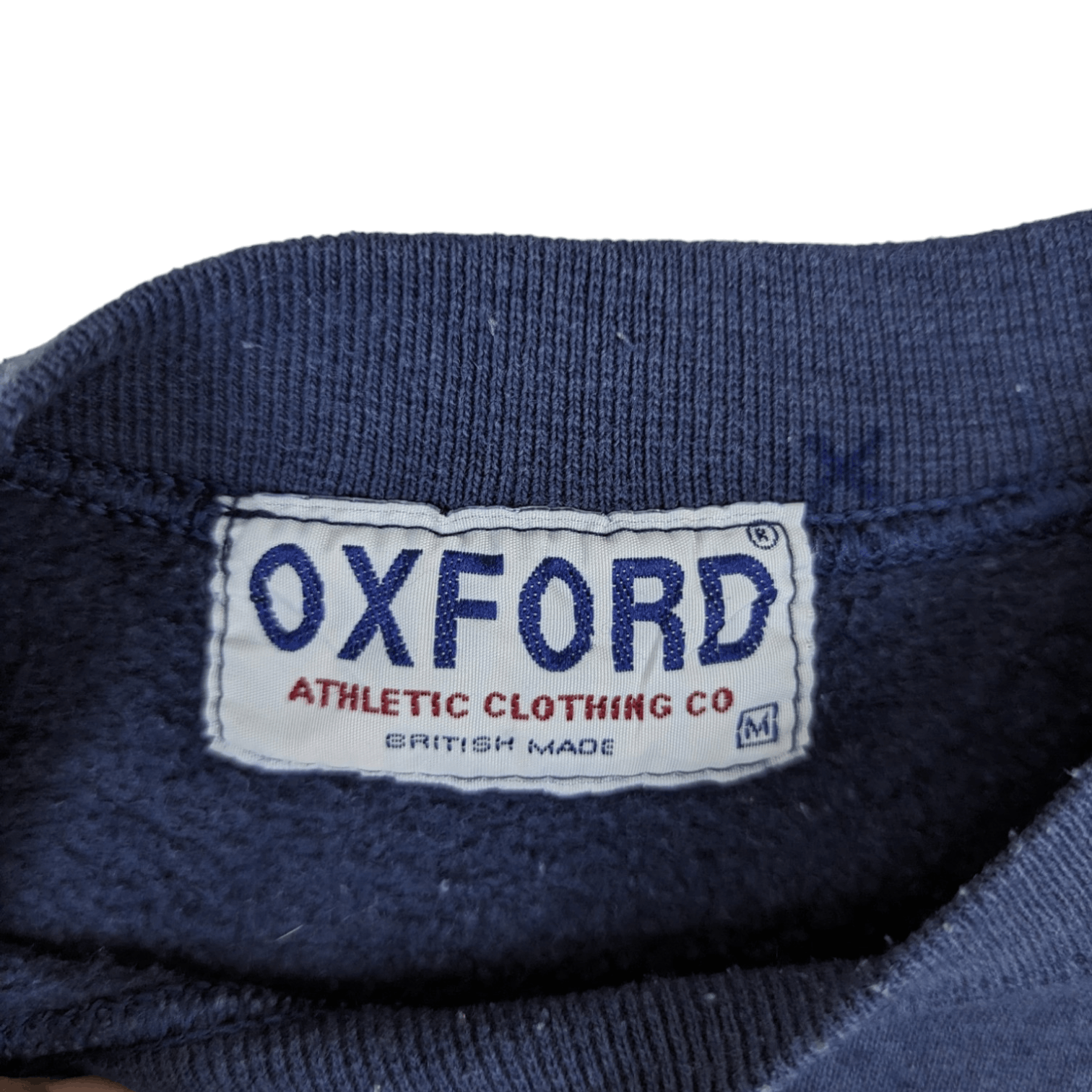 Vintage Vintage 90's OXFORD University Jumper Sweatshirt Size US M / EU 48-50 / 2 - 8 Thumbnail