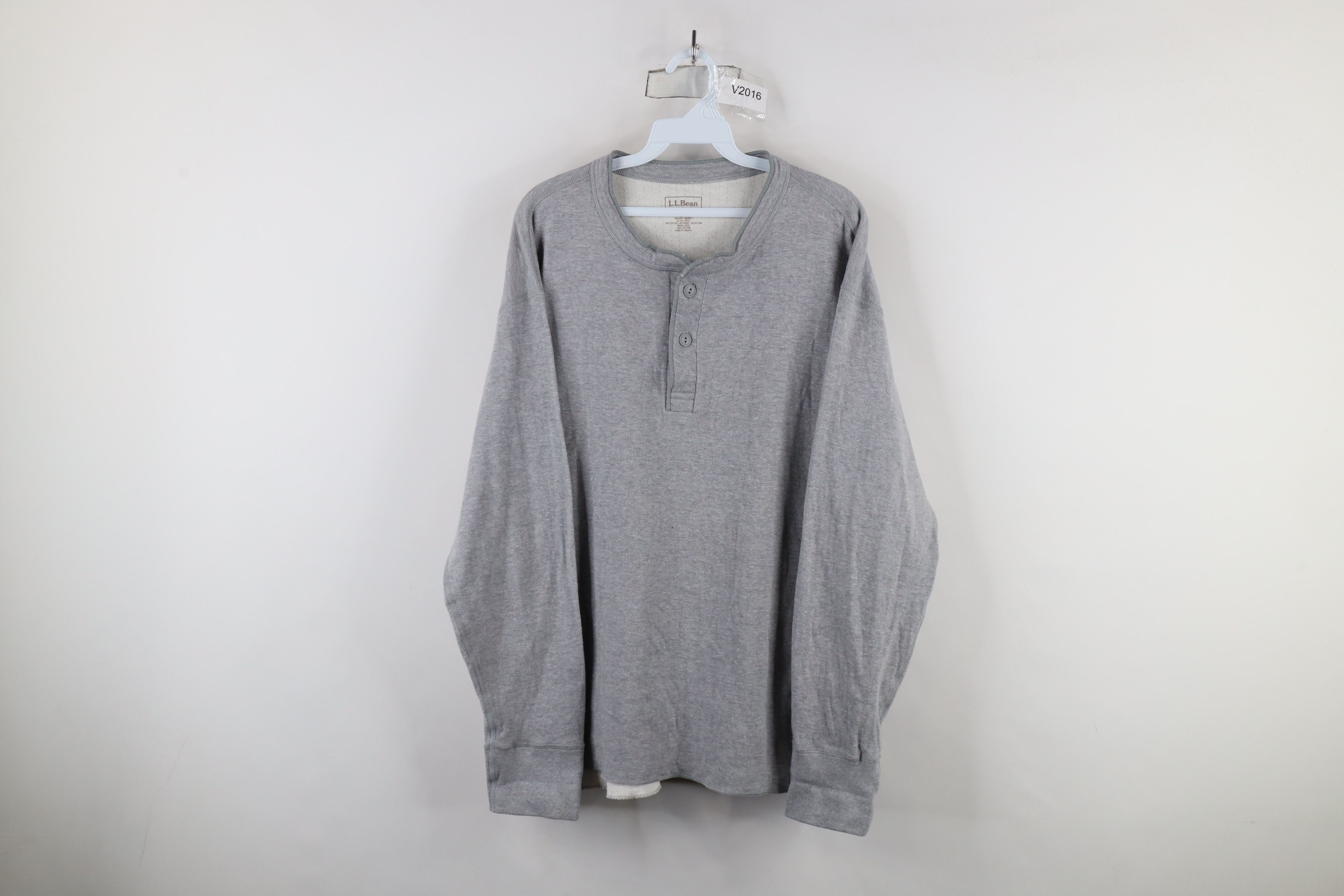 L.L. Bean × Vintage Vintage LL Bean Rivers Driver Long Sleeve Henley T-Shirt Size US XL / EU 56 / 4 - 1 Thumbnail