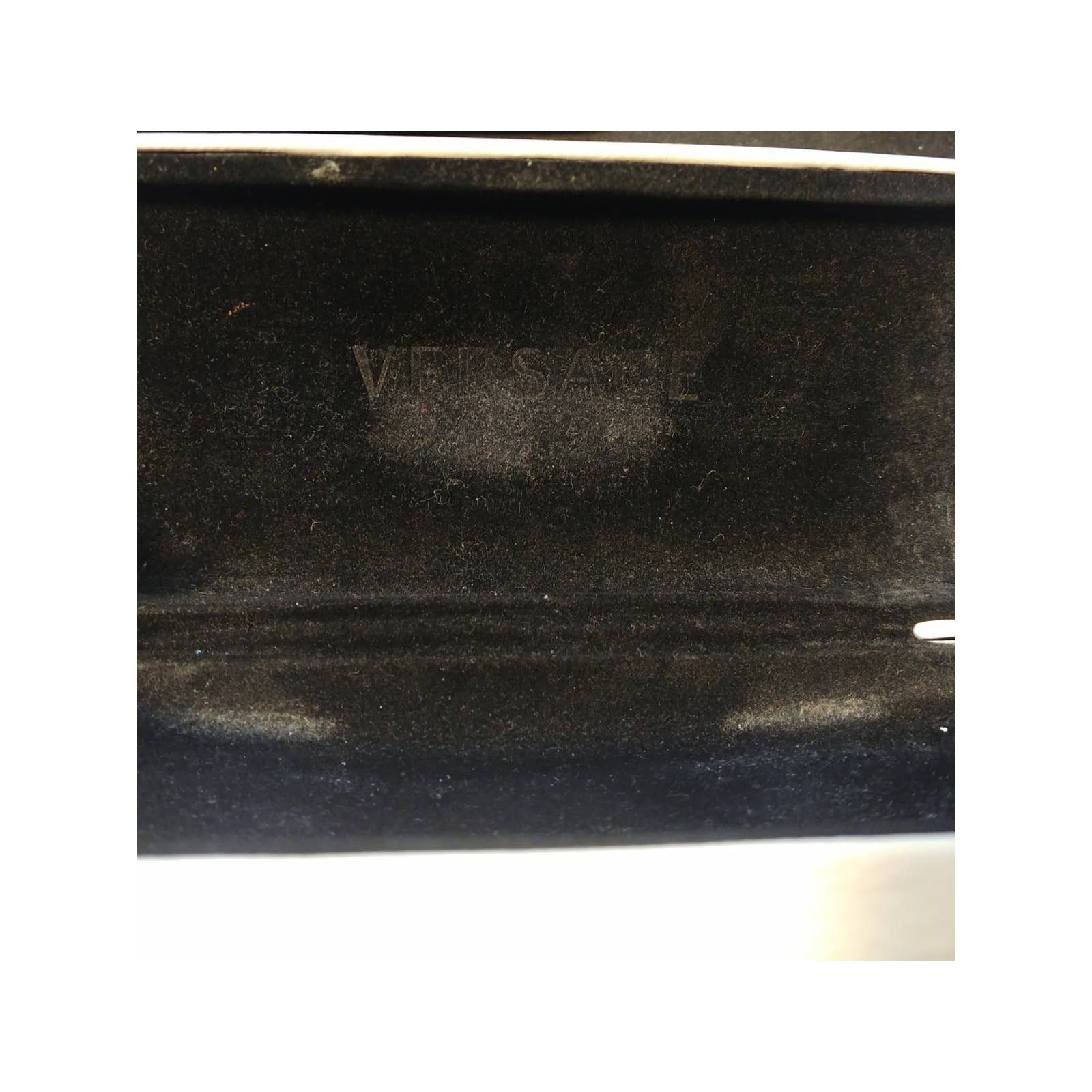 Versace Versace Eyeglass or Sunglass Felt Lined Hard Case White Size ONE SIZE - 3 Thumbnail