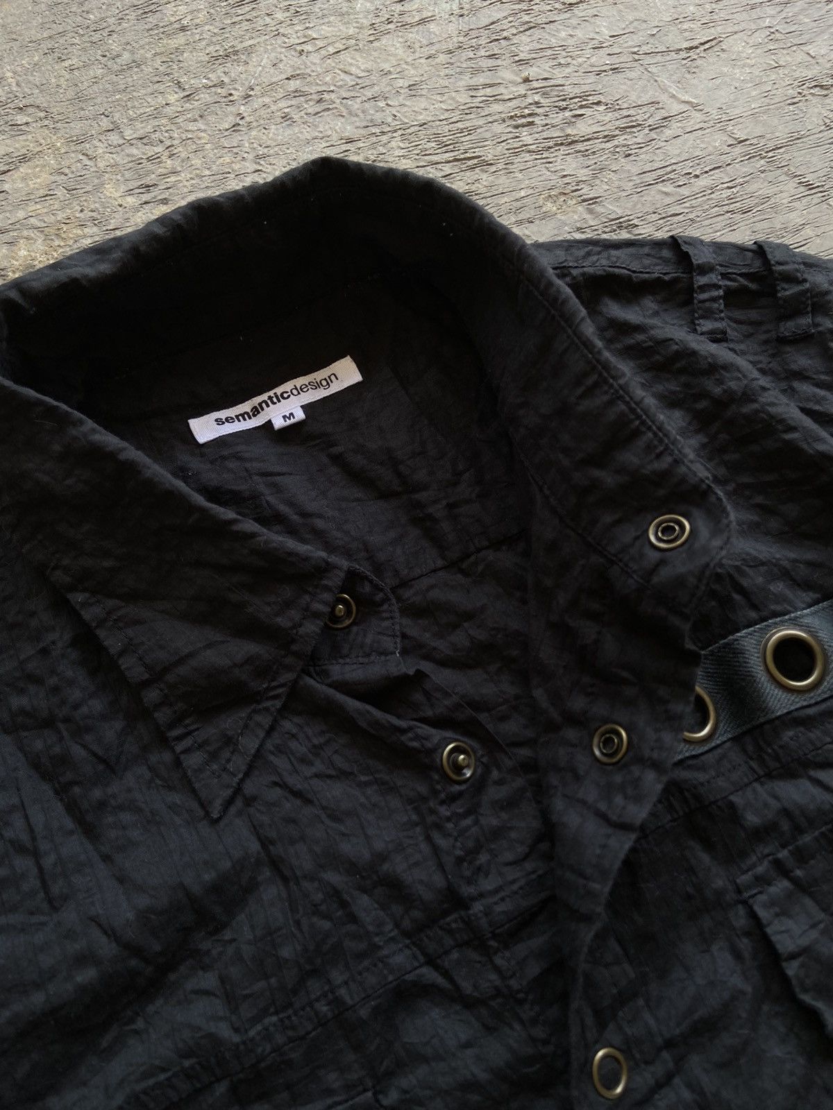 semanticdesign 2000s Semanticdesign - Vkei Style Snap Button Shirt Size M / US 6-8 / IT 42-44 - 8 Thumbnail