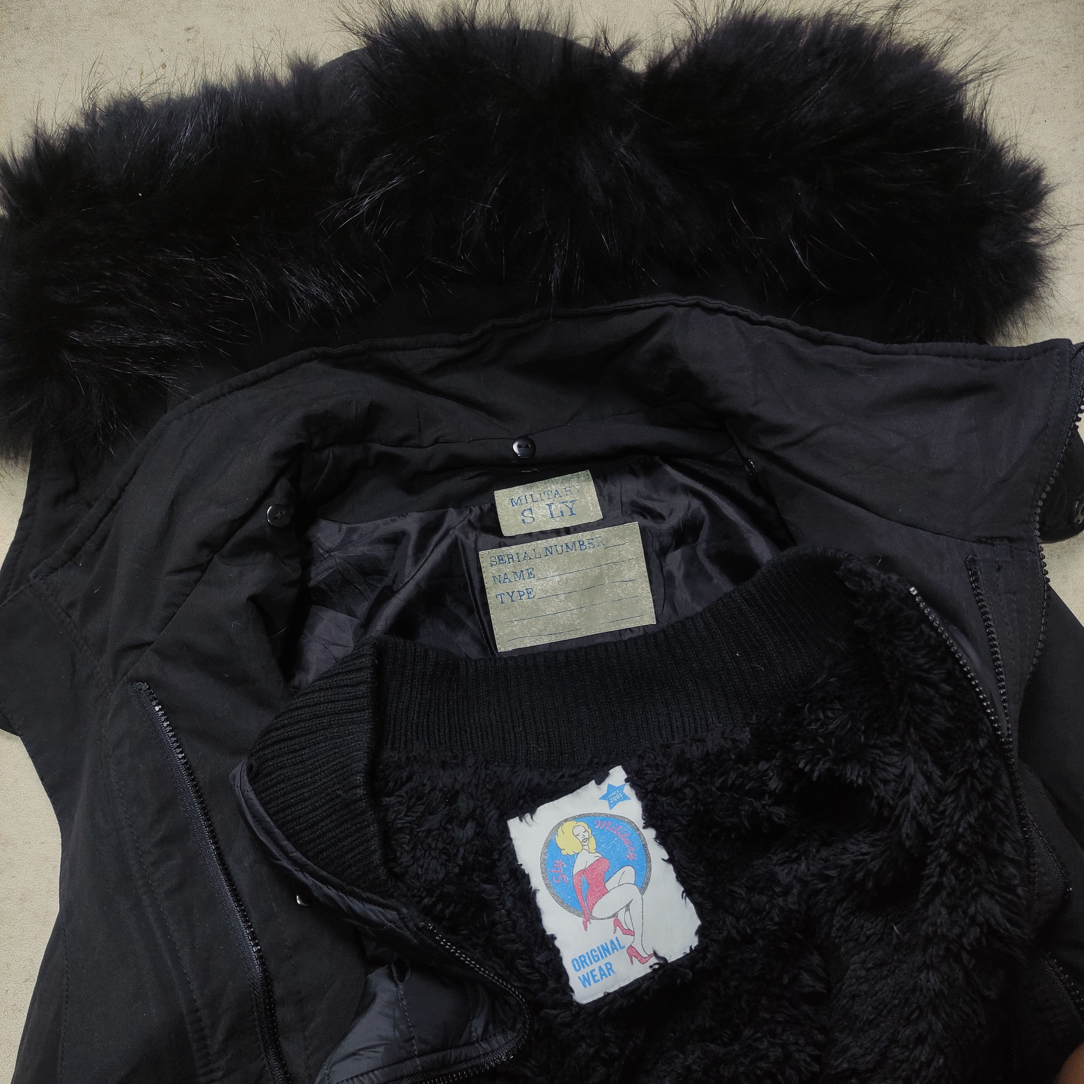 If Six Was Nine SLY Bondage Fur Raccoon Jacket 2000s L.G.B Size US M / EU 48-50 / 2 - 11 Thumbnail