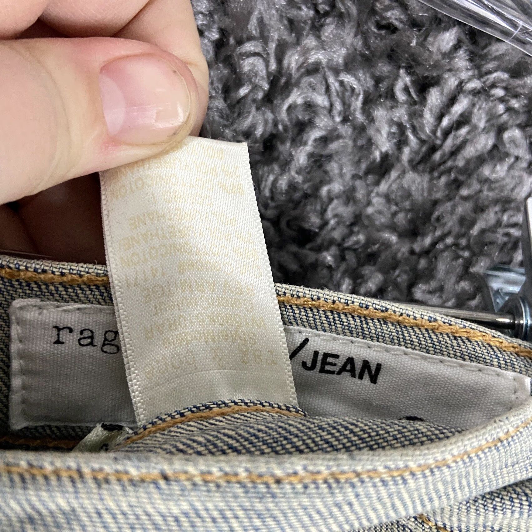 Rag & Bone RAG & BONE Distressed Skinny Jeans Women’s 25 Blue Size 42" / US 20 - 7 Thumbnail