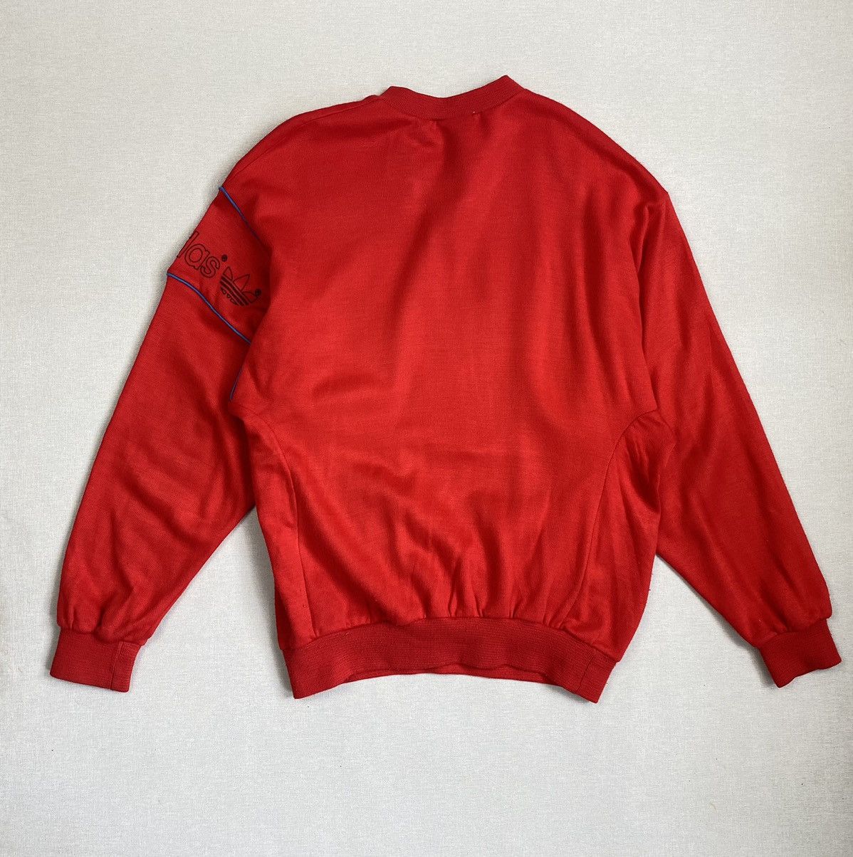 Adidas × Vintage Mens Vintage Adidas Ventex Big Logo Sweatshirt size M Size US M / EU 48-50 / 2 - 8 Thumbnail