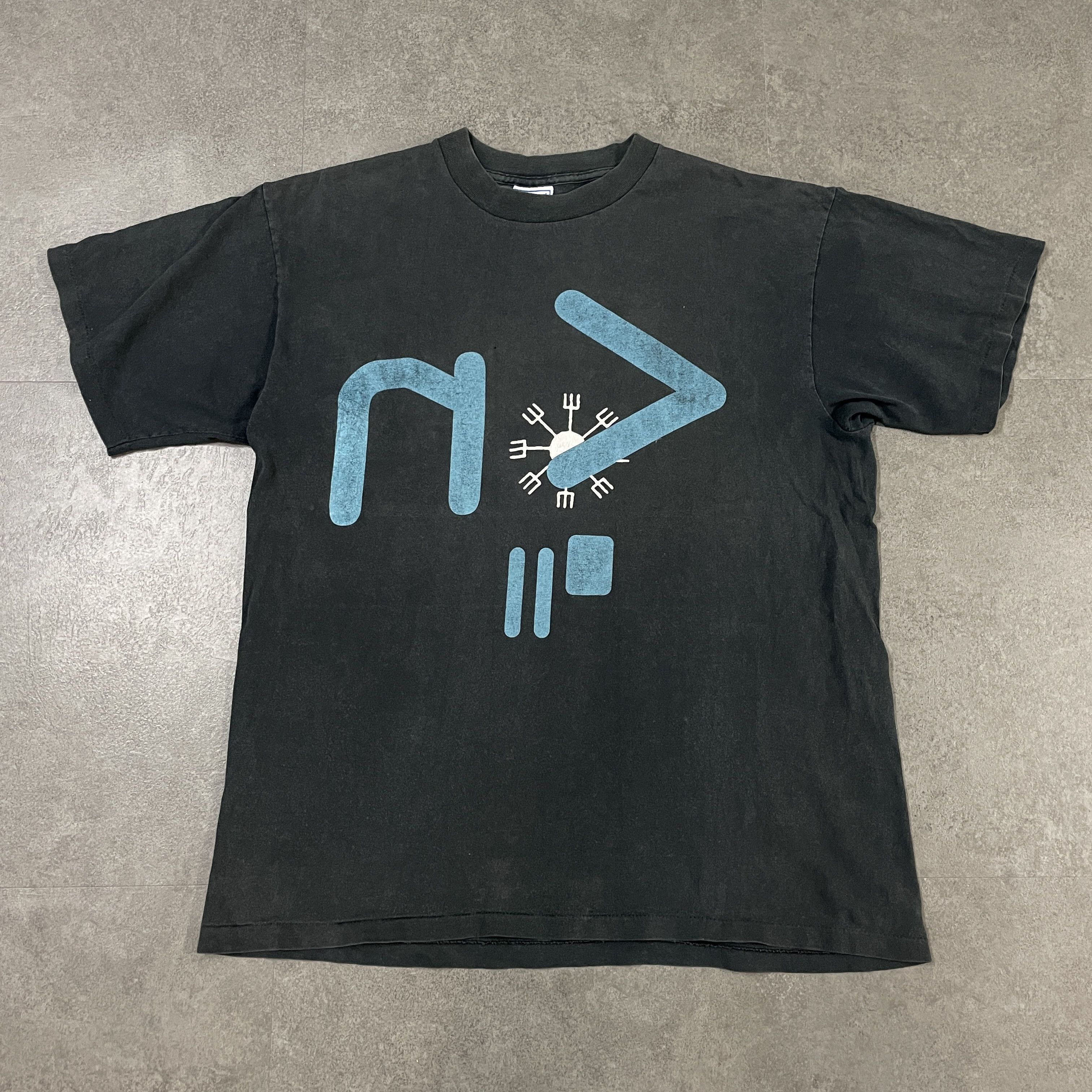 image of Band Tees x Vintage 90's Nine Inch Nails Shirt in Black, Men's (Size XL)