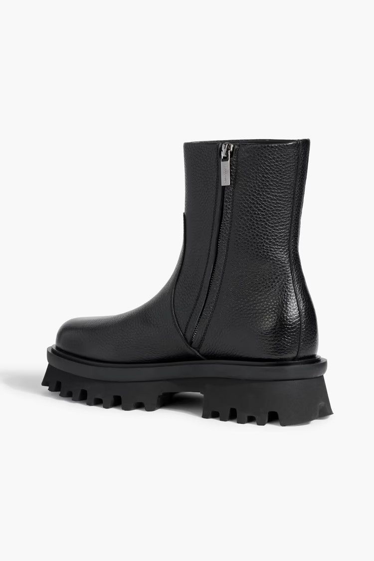 Salvatore Ferragamo o1y0326 Ankle Boots in Black Size US 9 / IT 39 - 2 Thumbnail