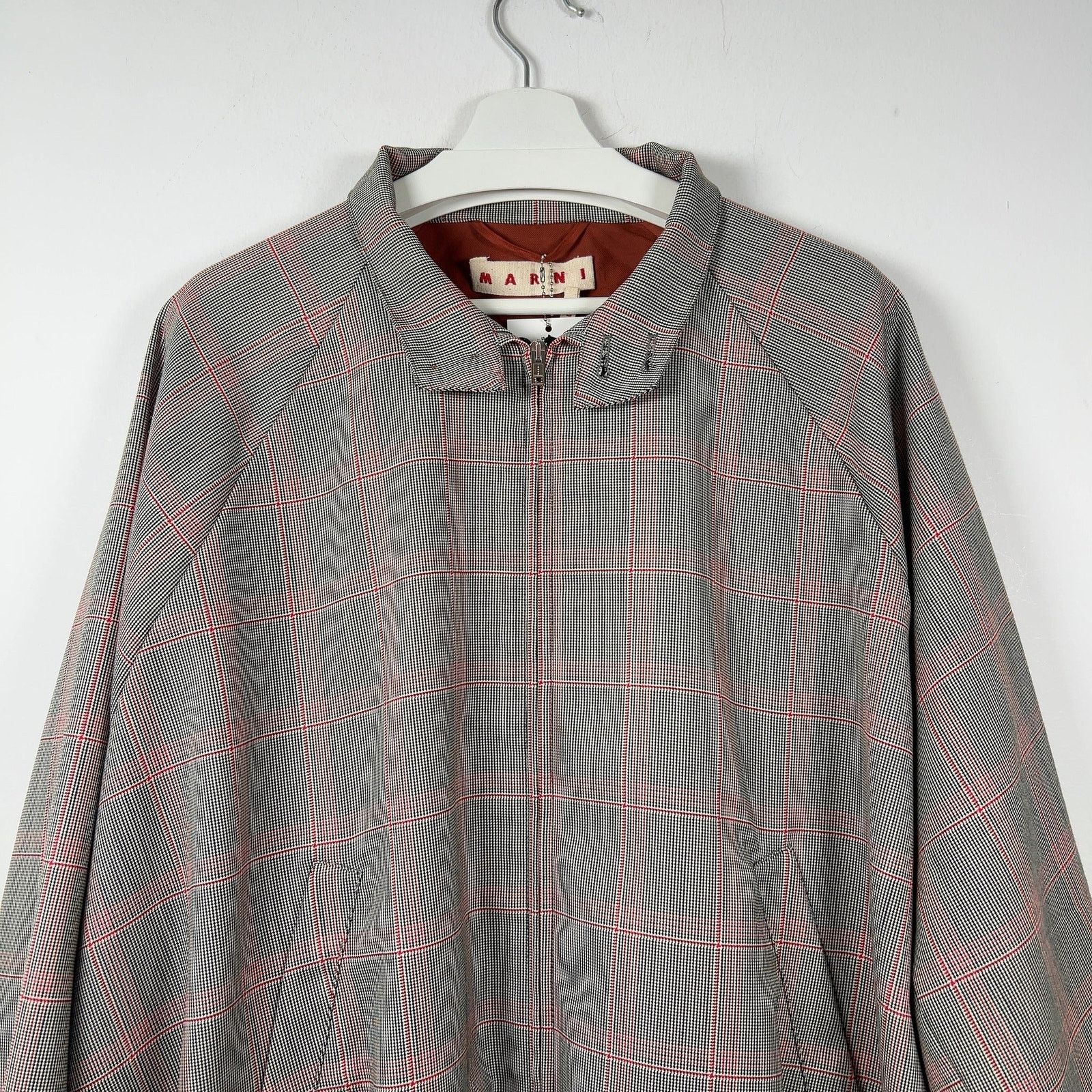 Marni Marni Check Zip Up Jacket Size US XXL / EU 58 / 5 - 2 Thumbnail