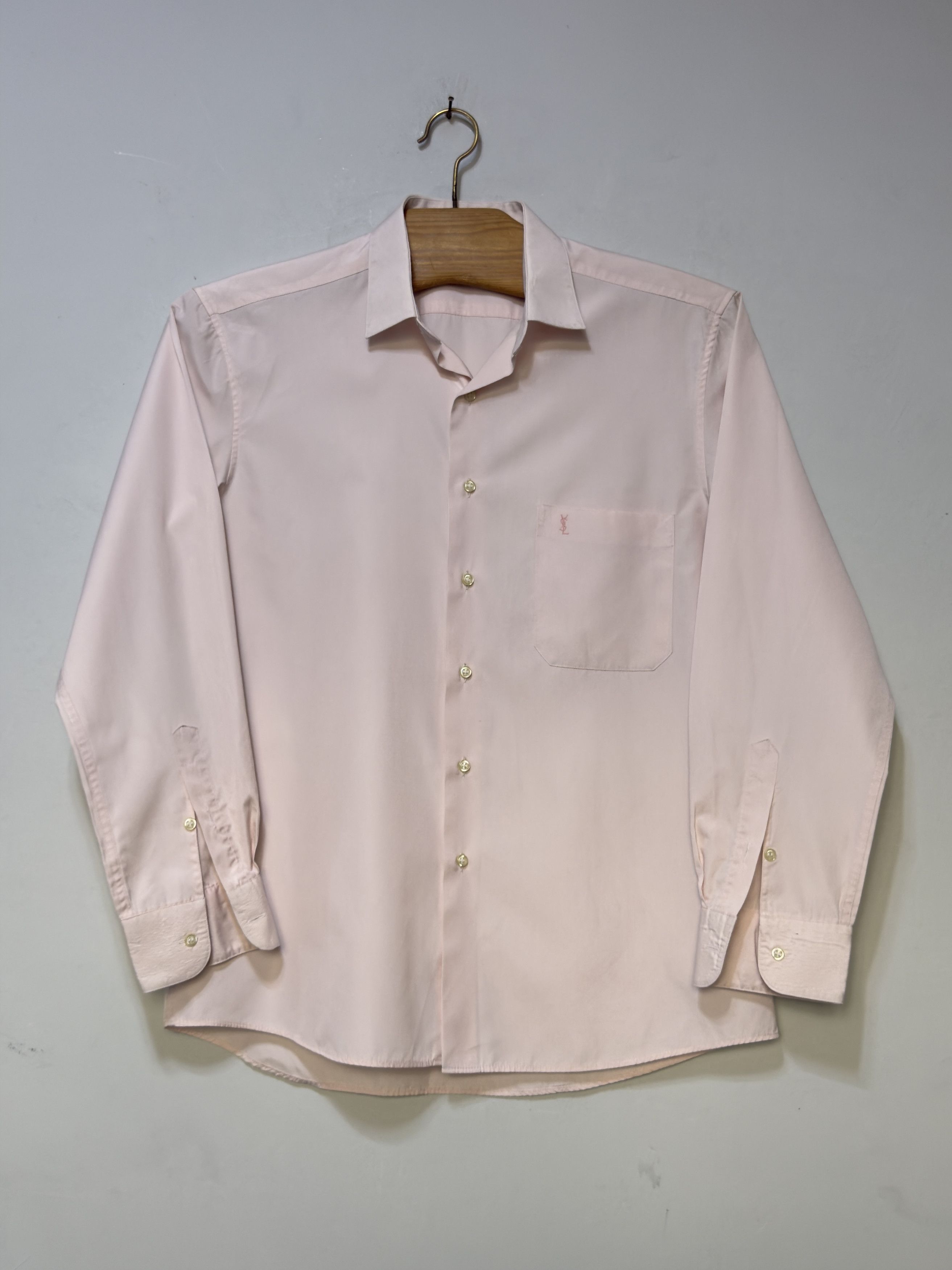 Yves Saint Laurent 🔥 Vintage Saint Laurent Shirt ysl pink size 40 M Size US M / EU 48-50 / 2 - 2 Thumbnail