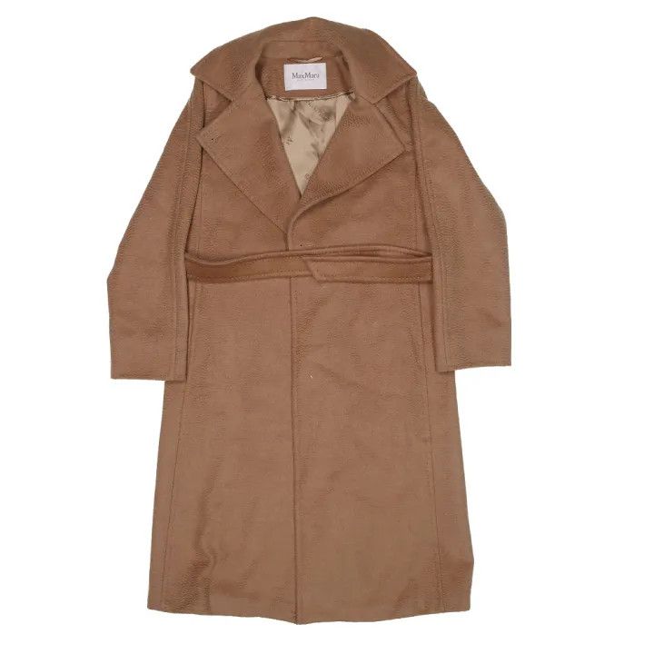 Max Mara Maxmara Classic Long Sleeve Belted Overcoat 0079 Size M / US 6-8 / IT 42-44 - 1 Thumbnail